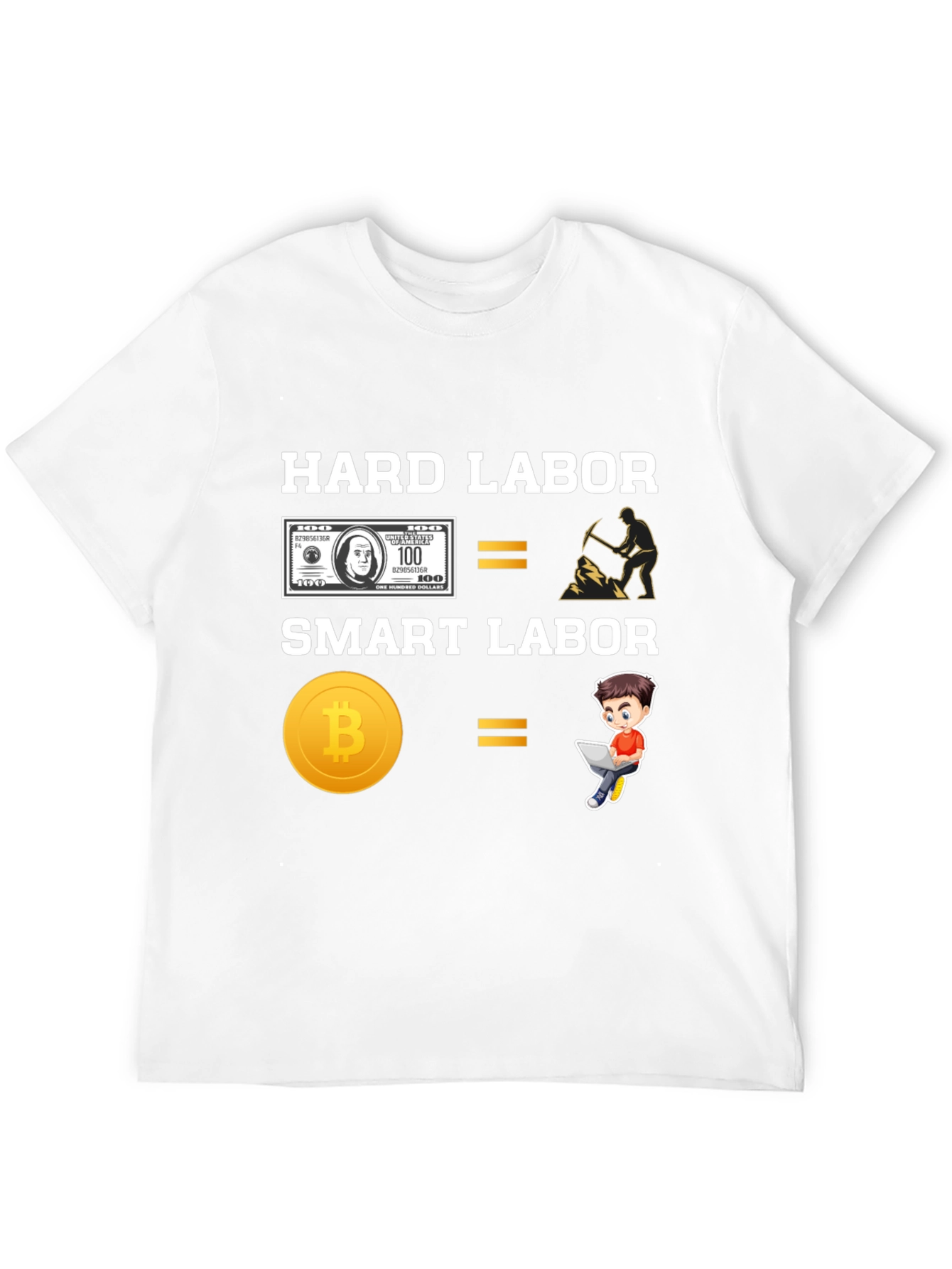 Hard Labor vs Smart Labor Crypto Tee