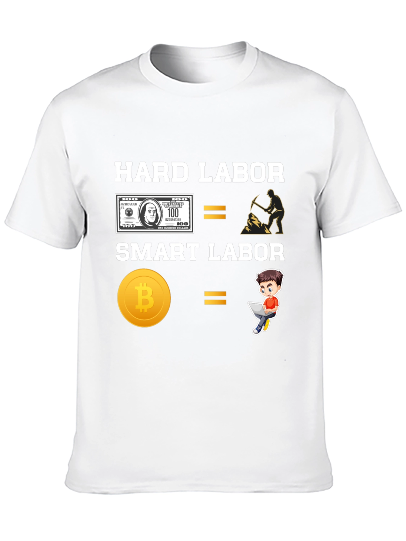 Hard Labor vs Smart Labor Crypto Tee
