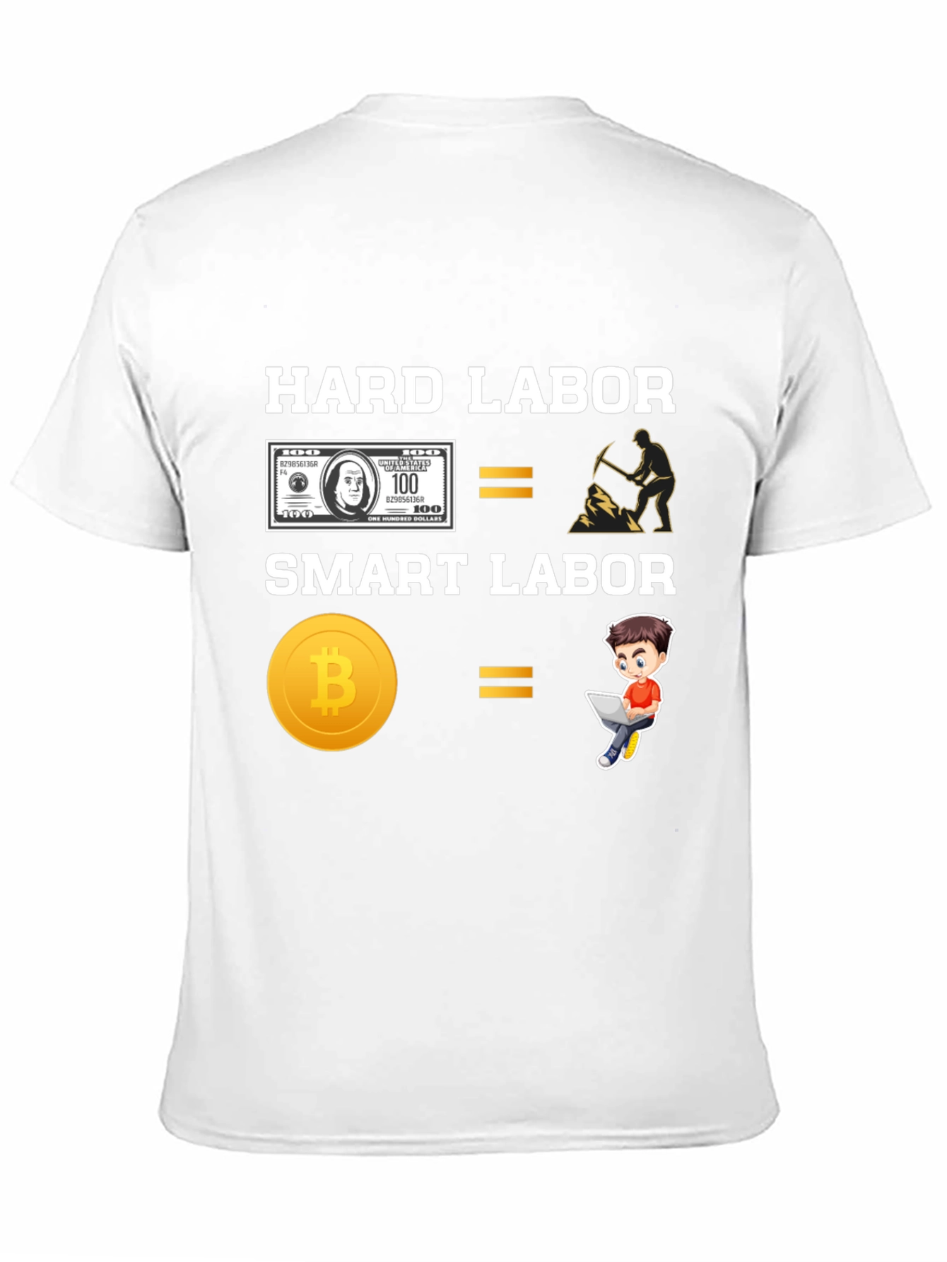 Hard Labor vs Smart Labor Crypto Tee