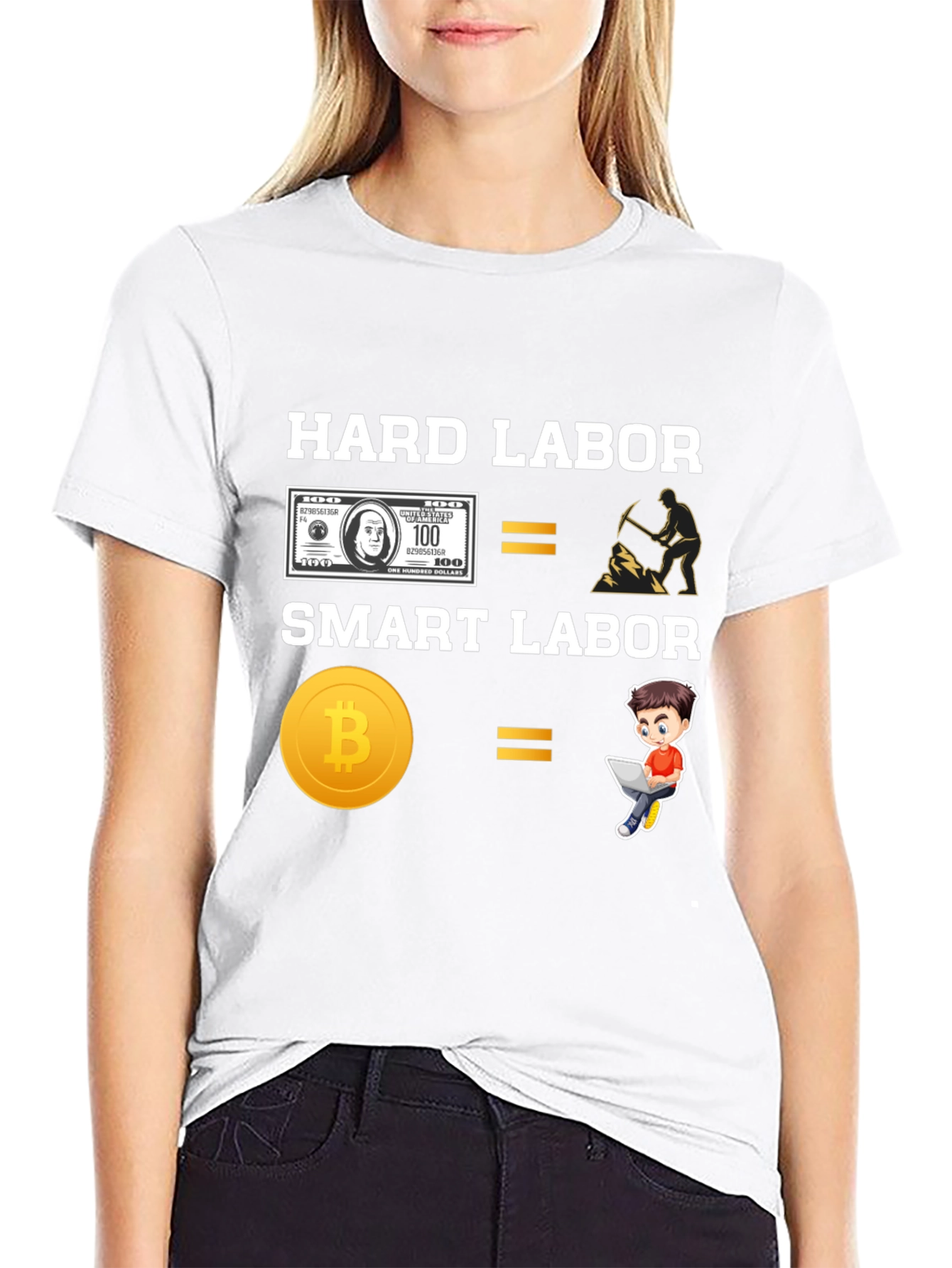 Hard Labor vs Smart Labor Crypto Tee