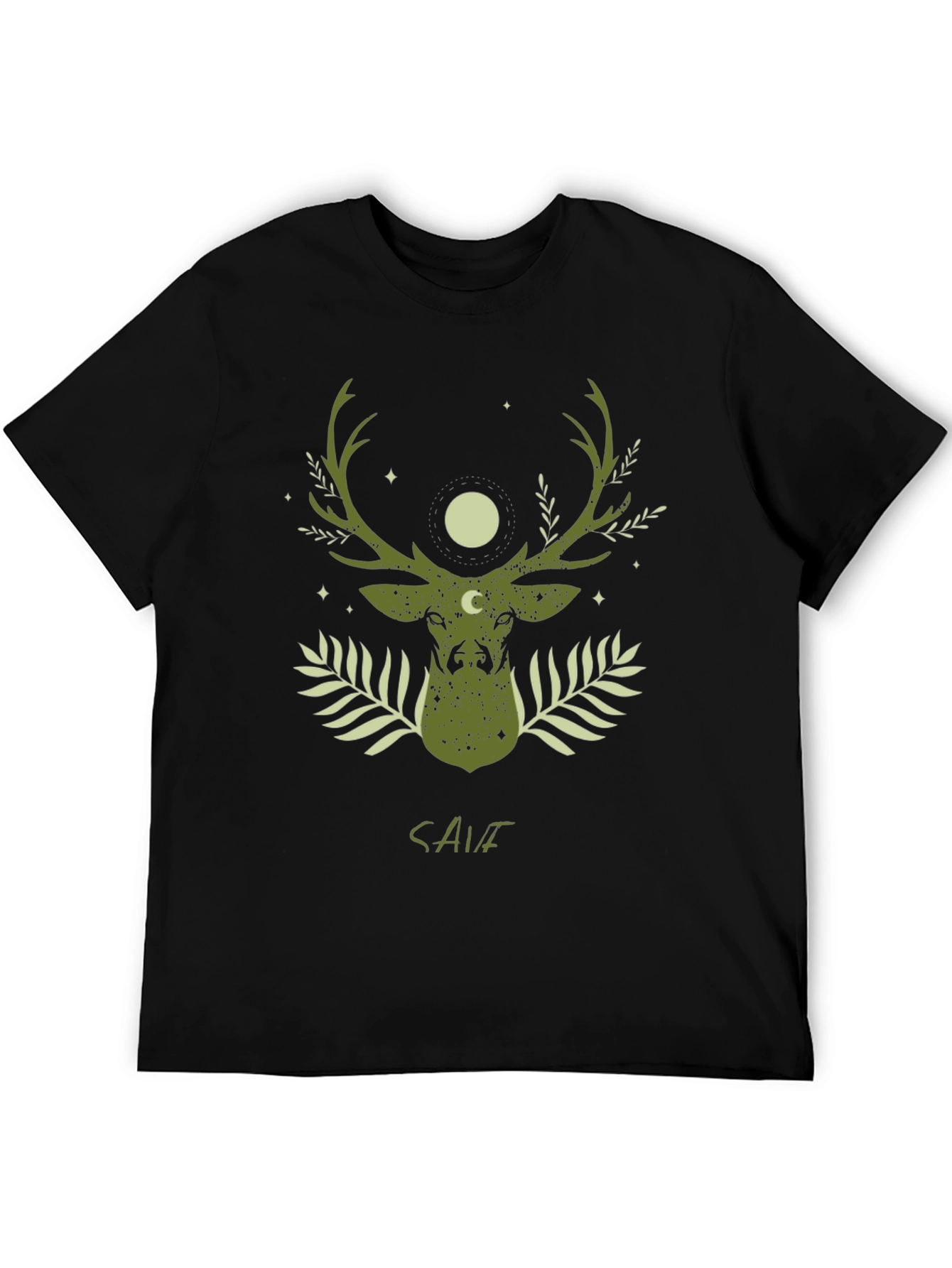 Nature Deer Graphic Tee - Save the Planet T-Shirt
