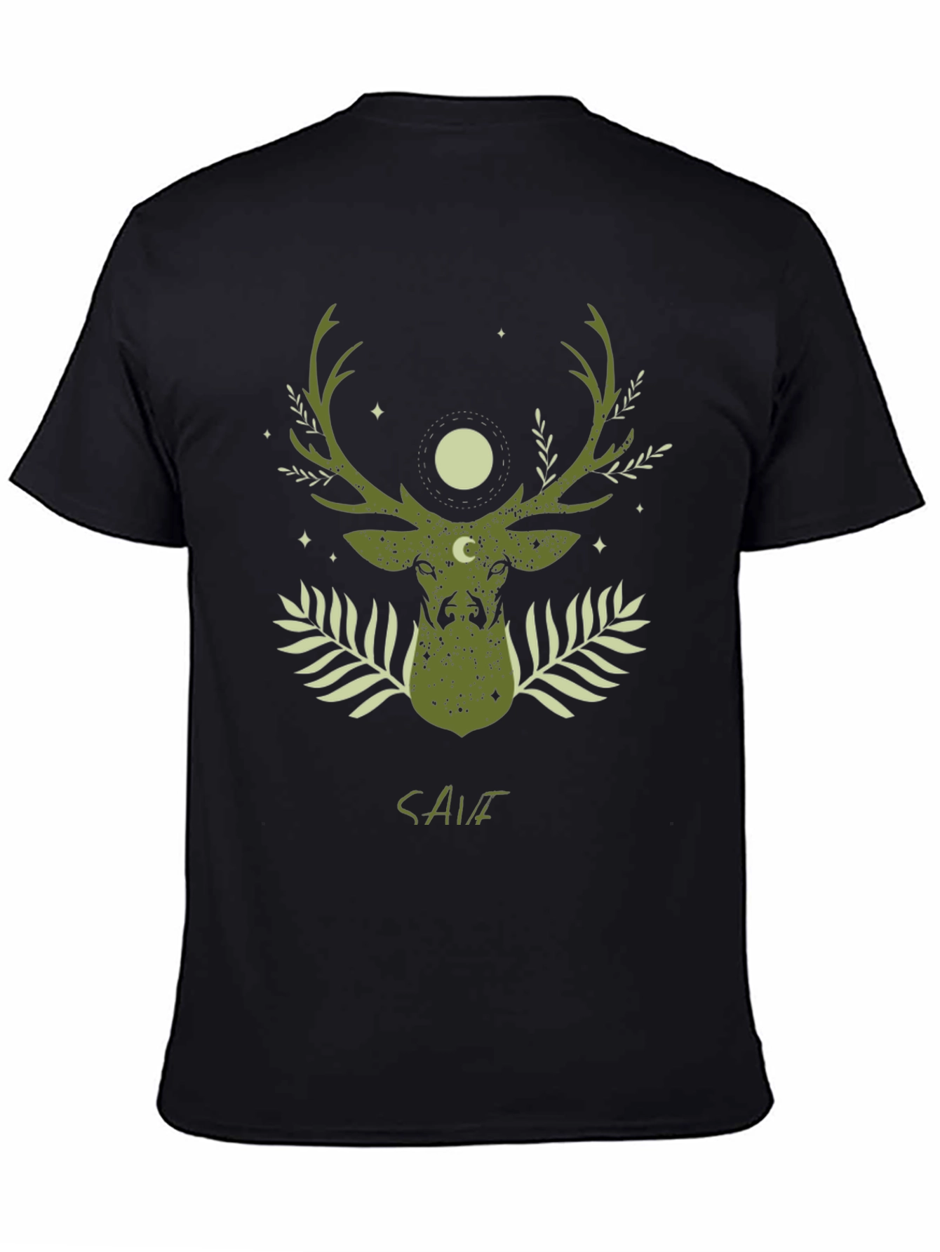 Nature Deer Graphic Tee - Save the Planet T-Shirt
