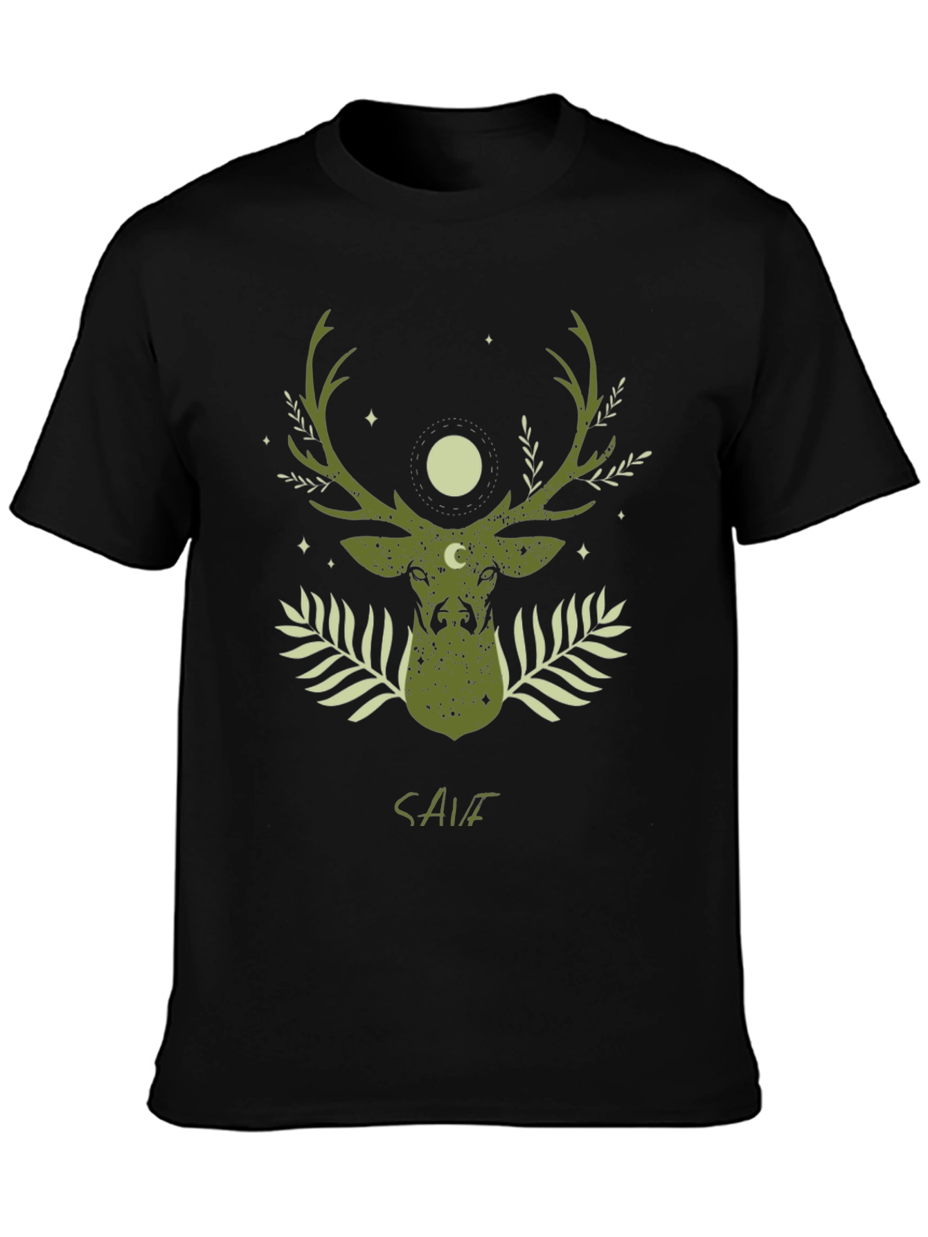 Nature Deer Graphic Tee - Save the Planet T-Shirt