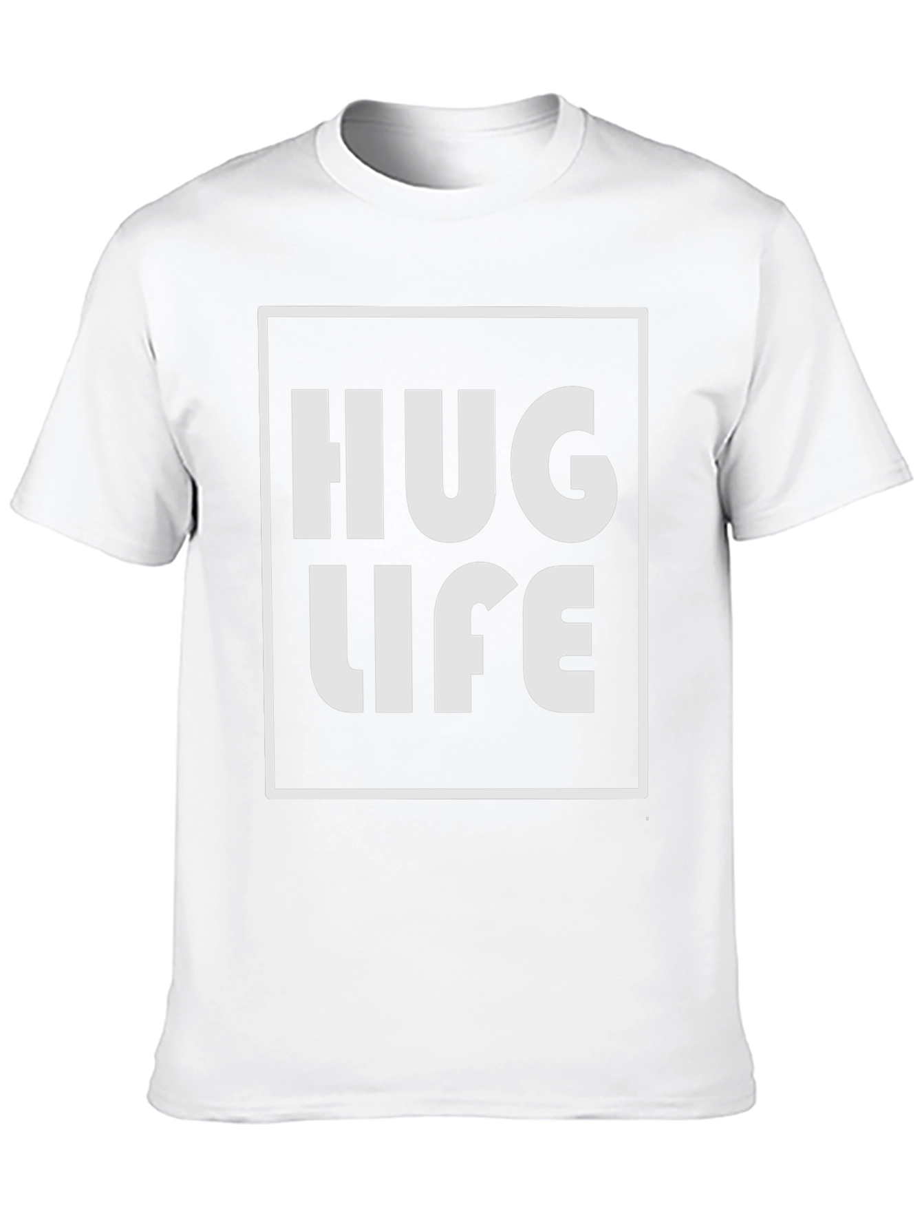 Hug Life Black Graphic Tee