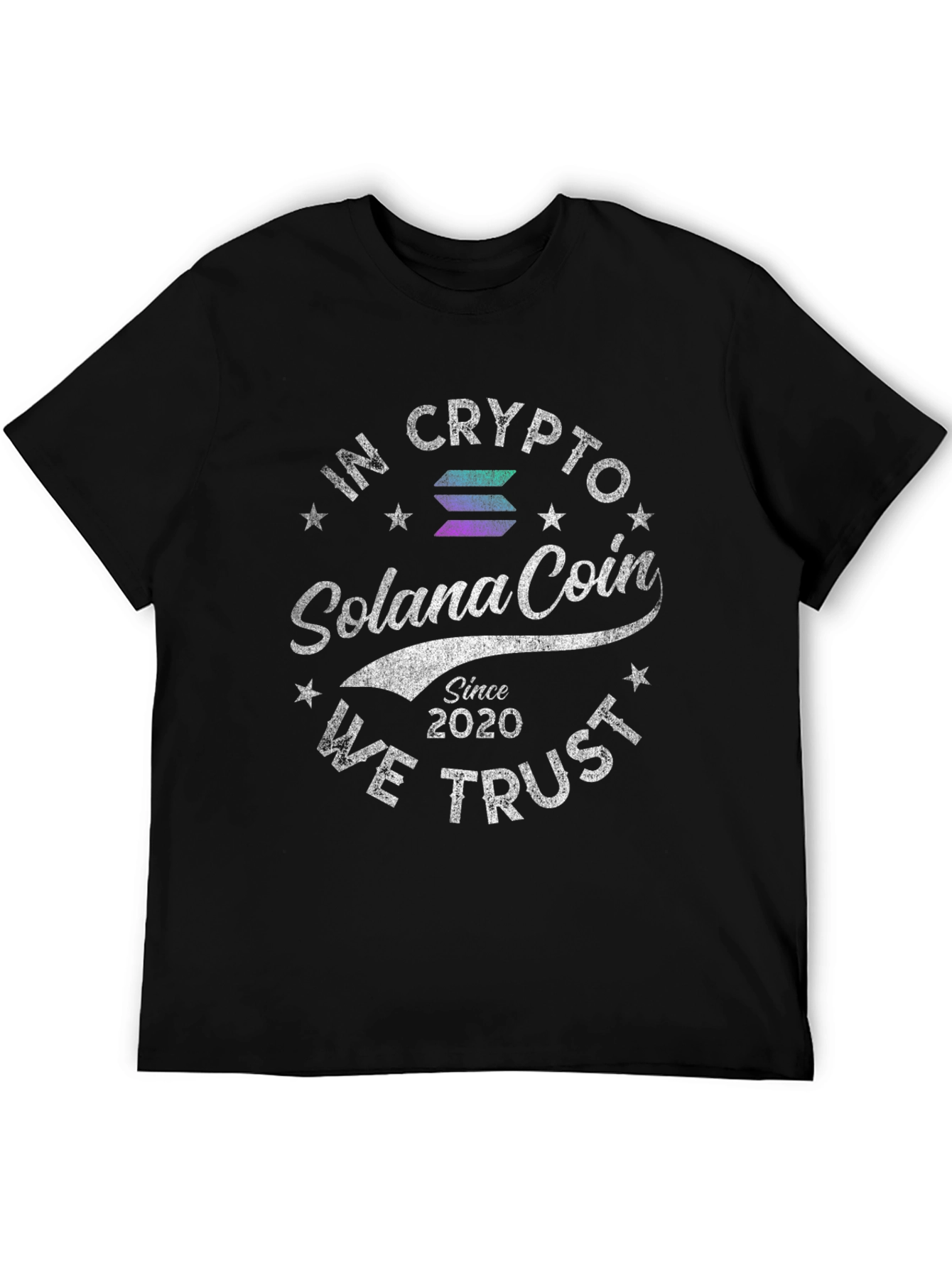 Solana Coin Crypto T-Shirt - In Crypto We Trust