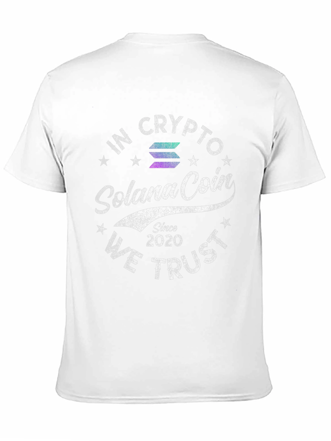 Solana Coin Crypto T-Shirt - In Crypto We Trust