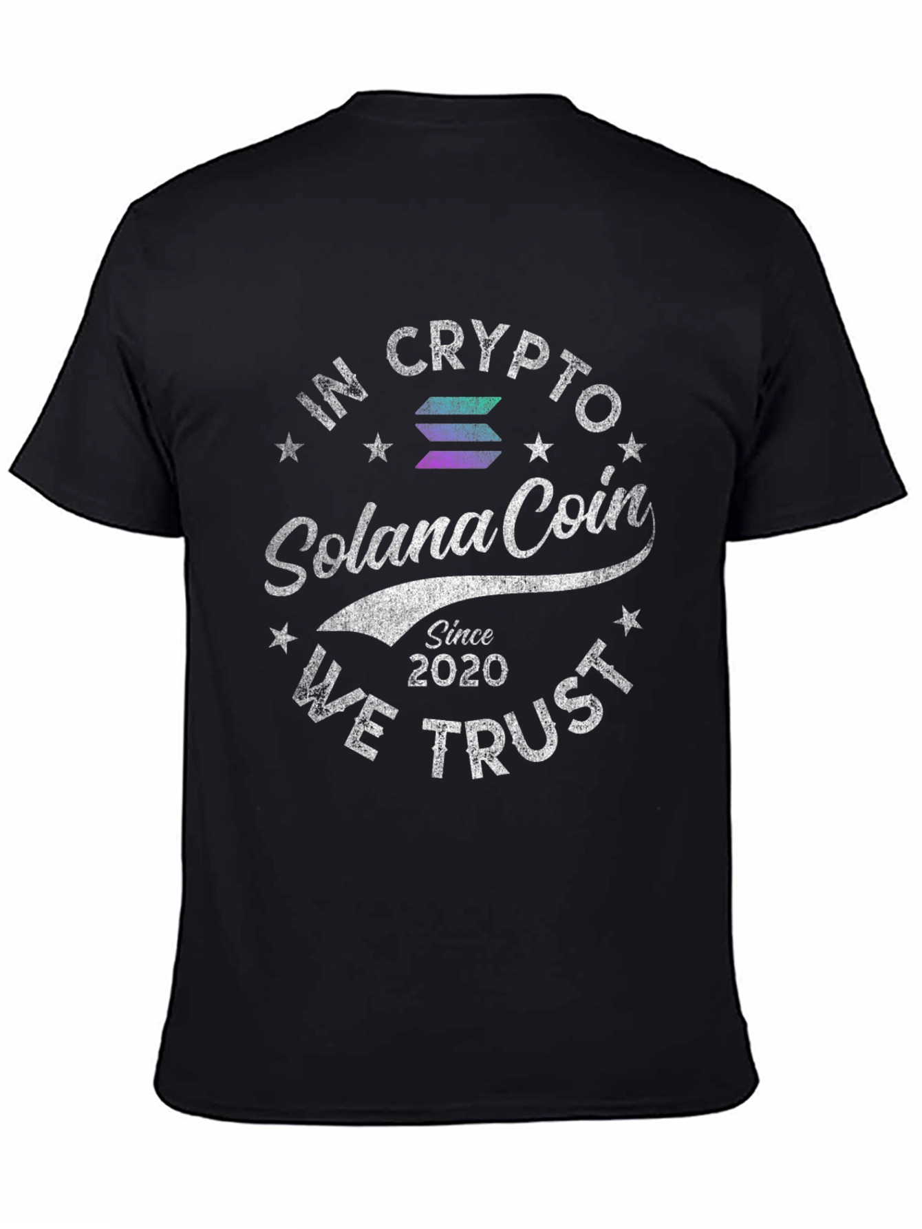 Solana Coin Crypto T-Shirt - In Crypto We Trust
