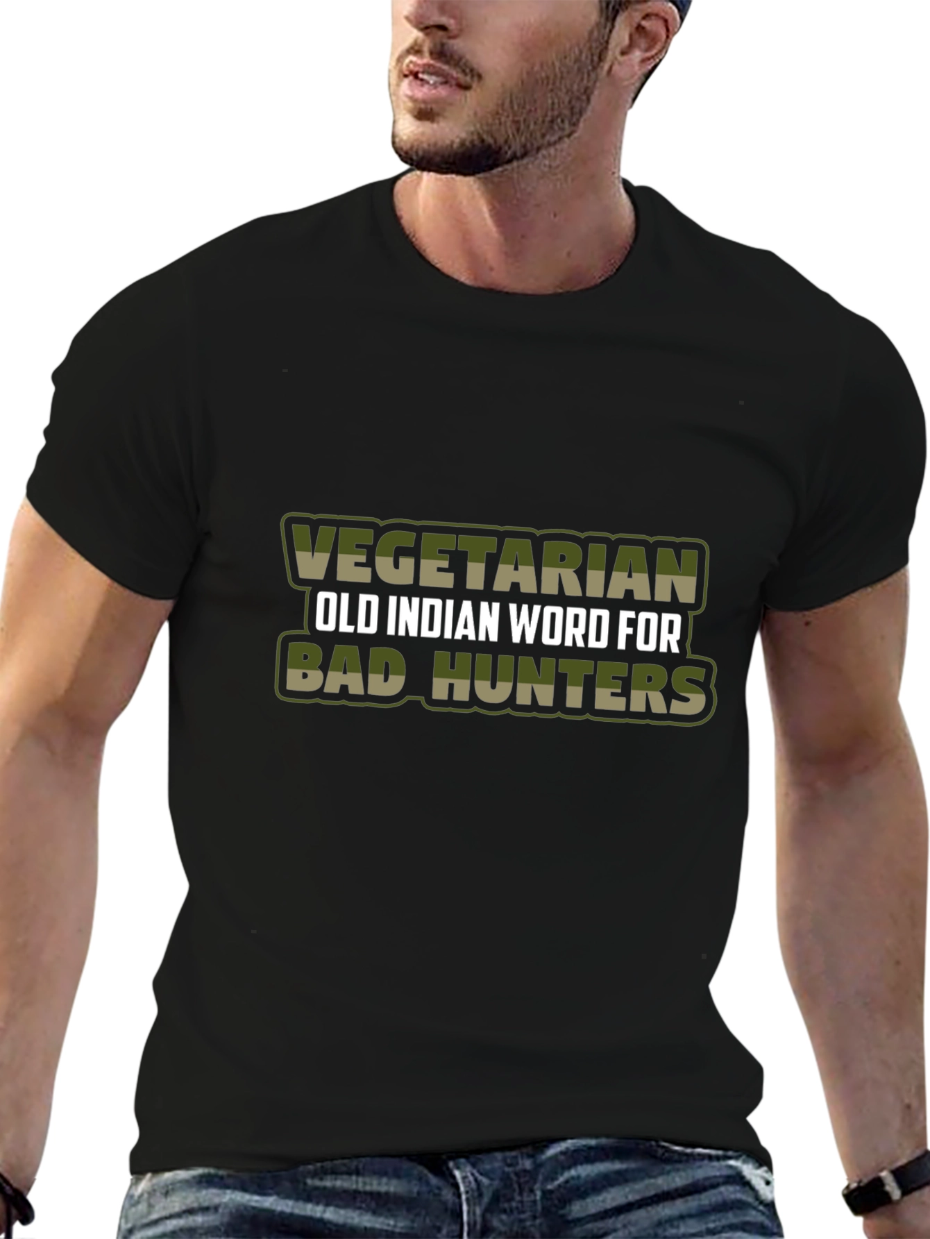 Vegetarian Bad Hunter Graphic Tee