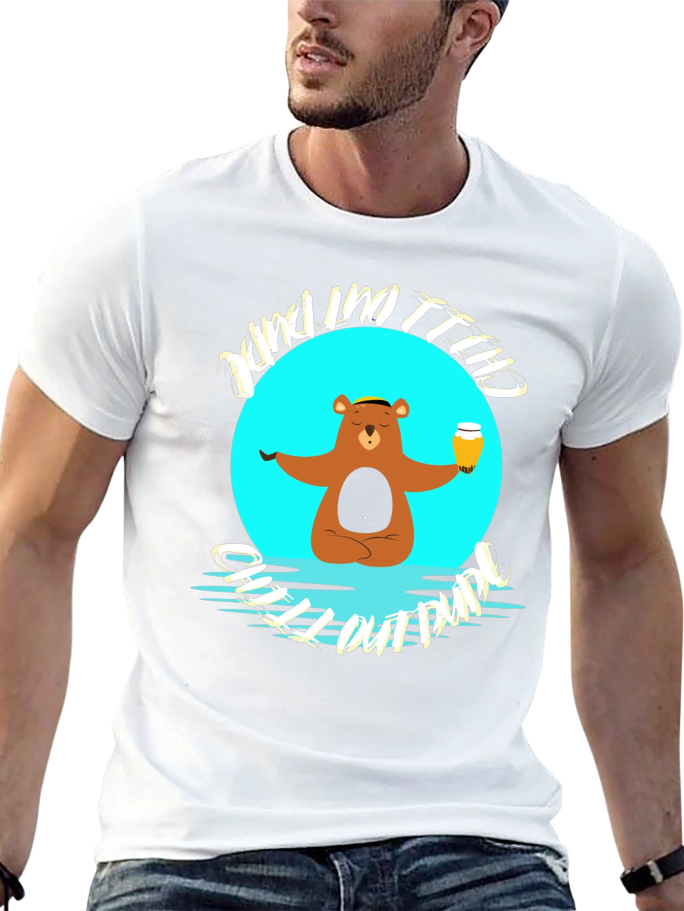 Chill Out Bear Graphic Tee