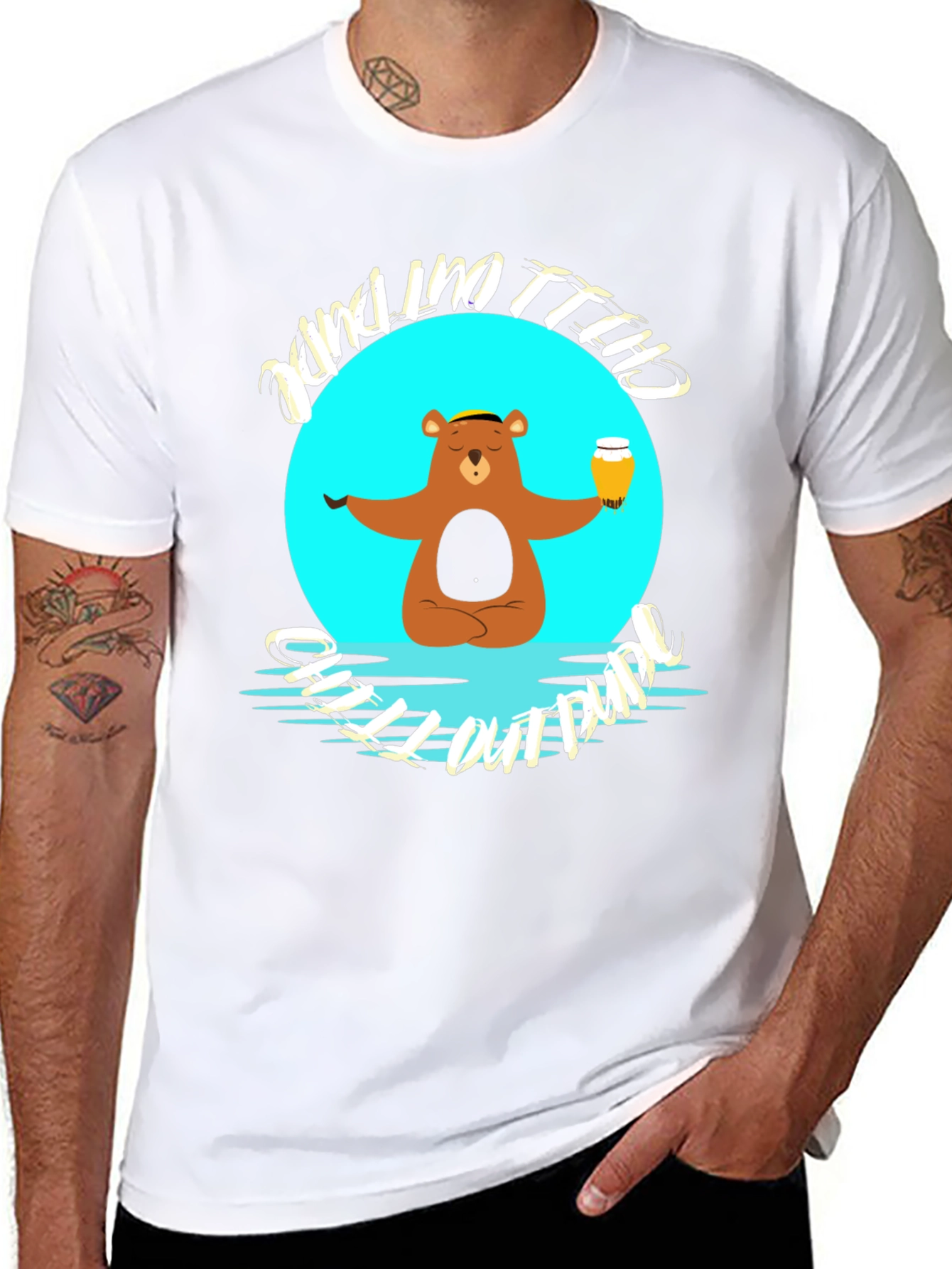 Chill Out Bear Graphic Tee