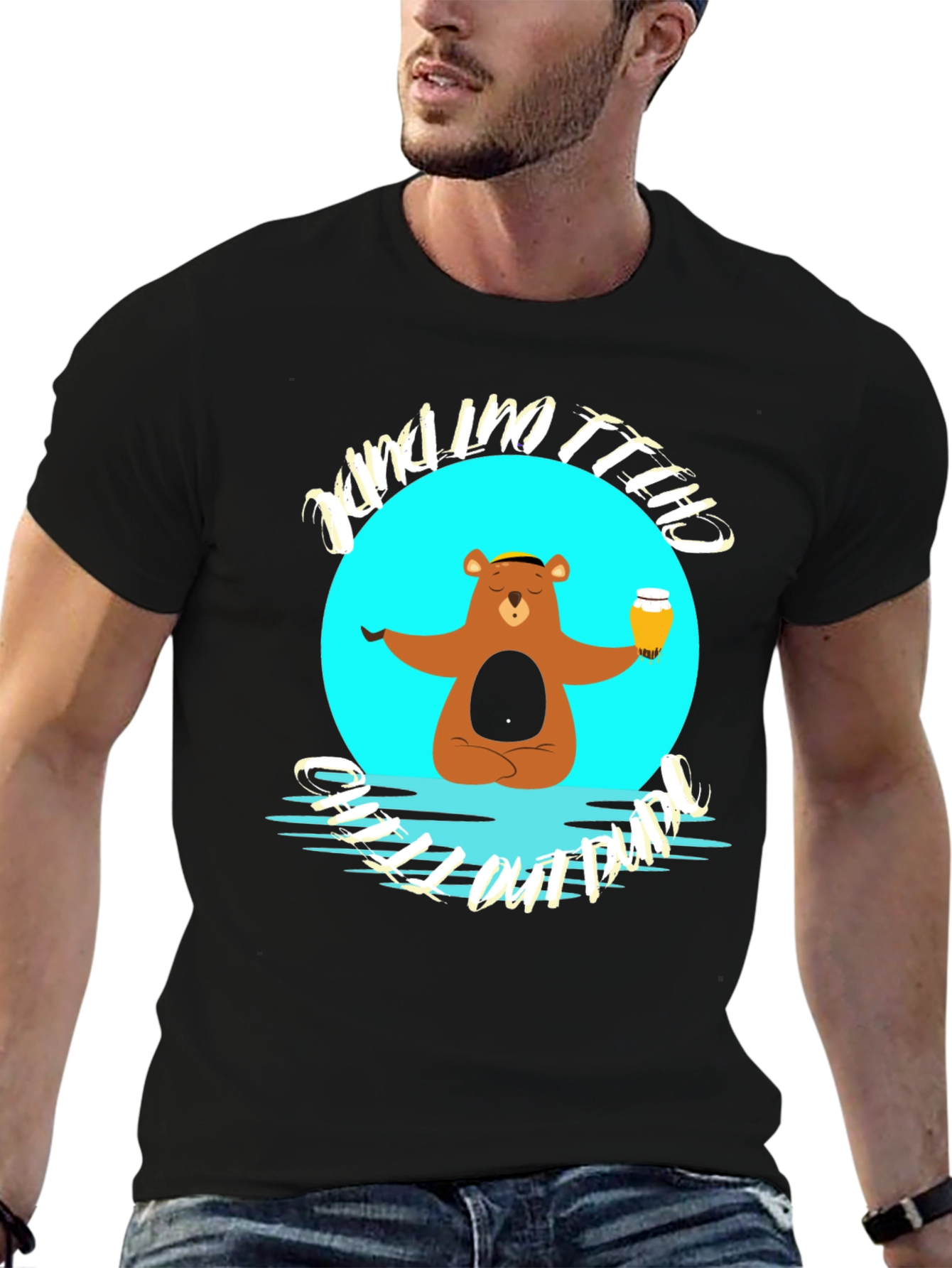 Chill Out Bear Graphic Tee