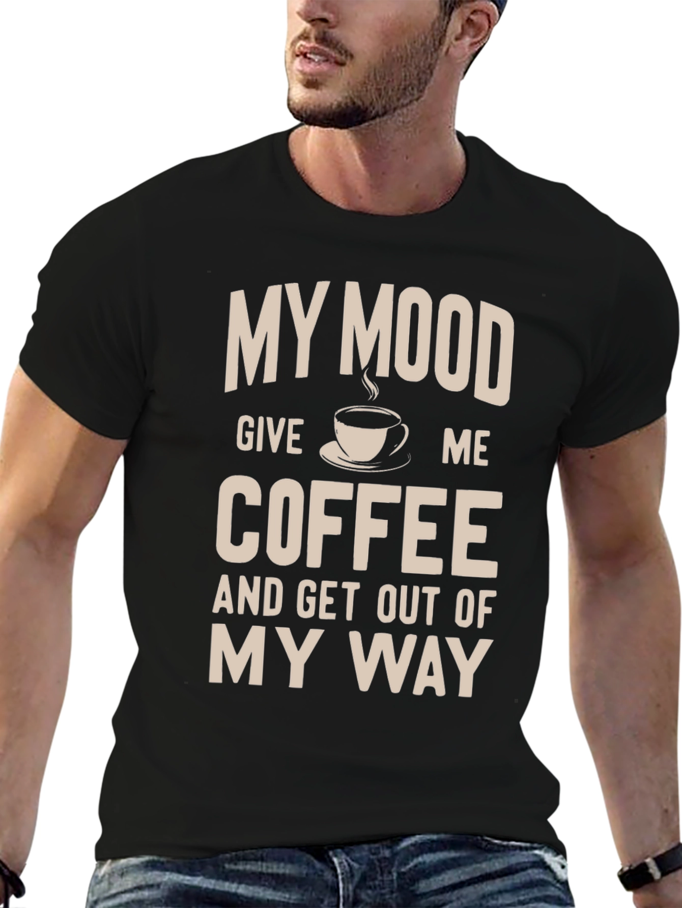 My Mood Coffee Graphic Tee