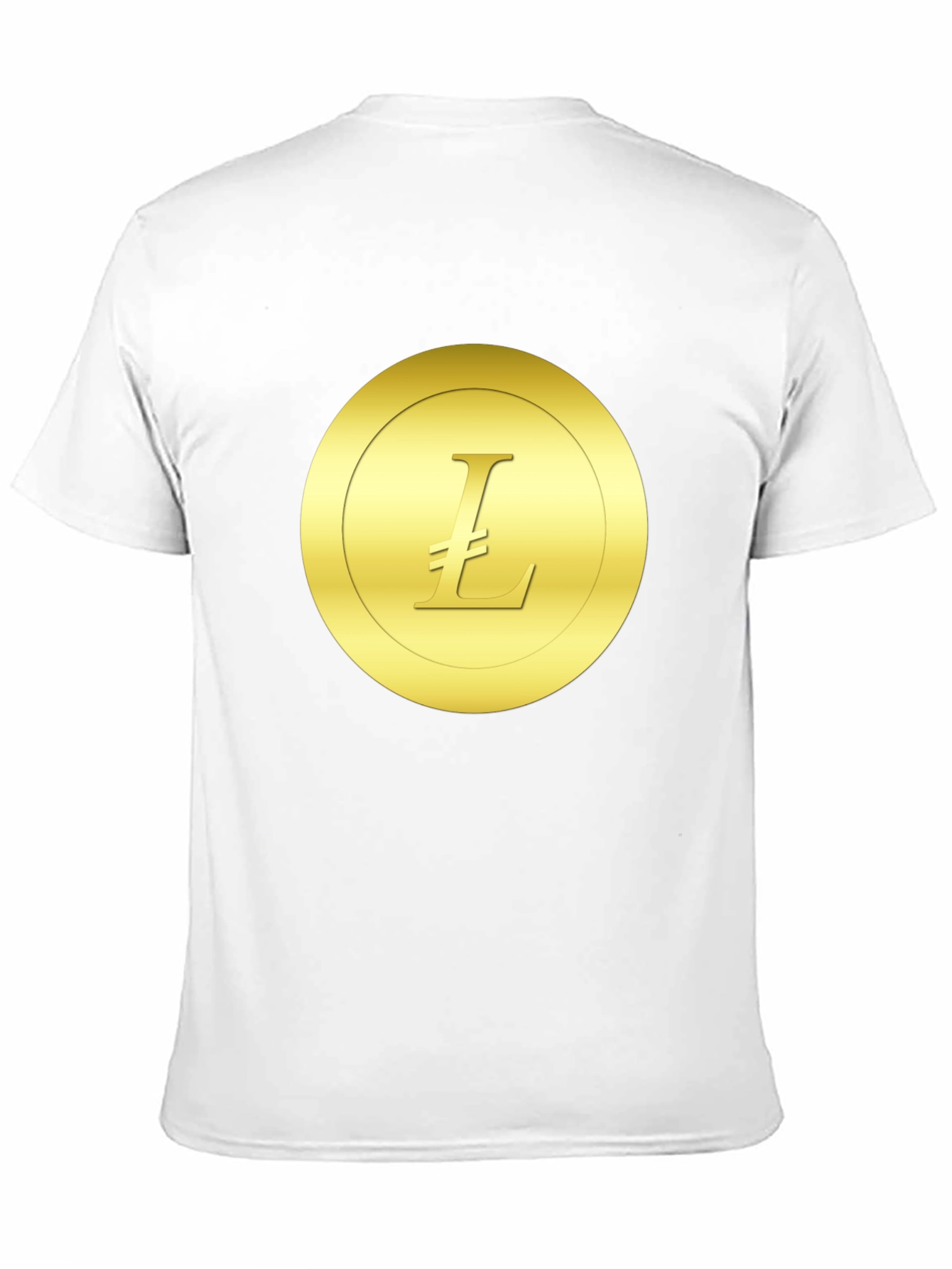 Litecoin Crypto Tee - Black Casual Shirt