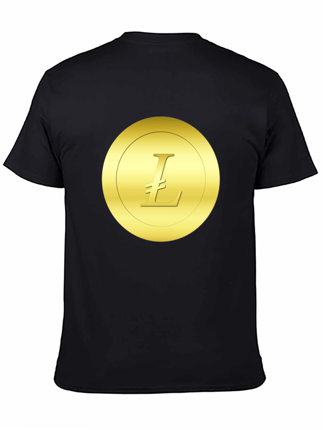 Litecoin Crypto Tee - Black Casual Shirt