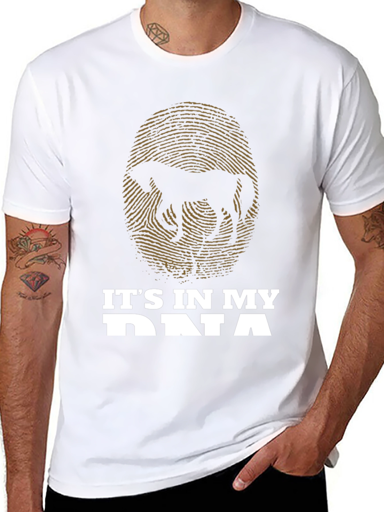 Horse DNA T-Shirt - Equestrian Gift