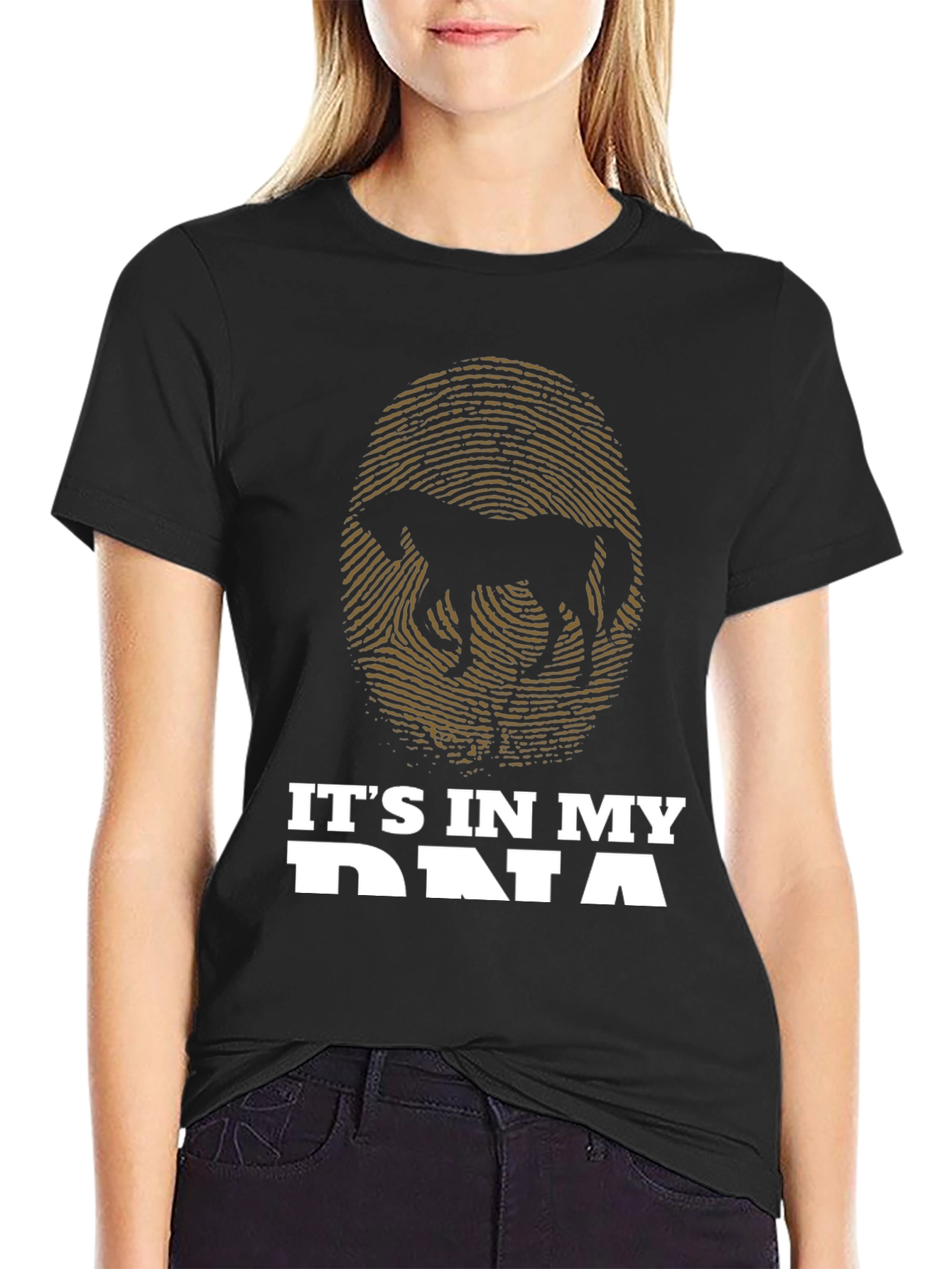 Horse DNA T-Shirt - Equestrian Gift