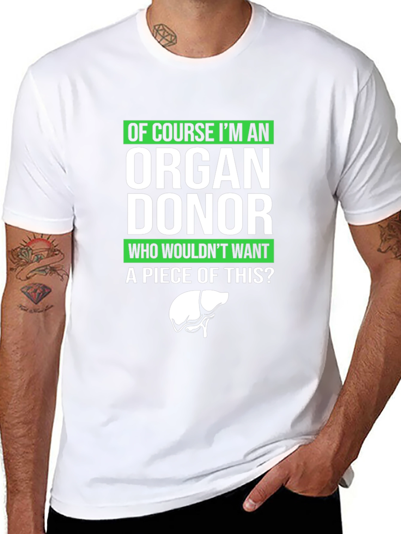 Organ Donor Humor Graphic Tee
