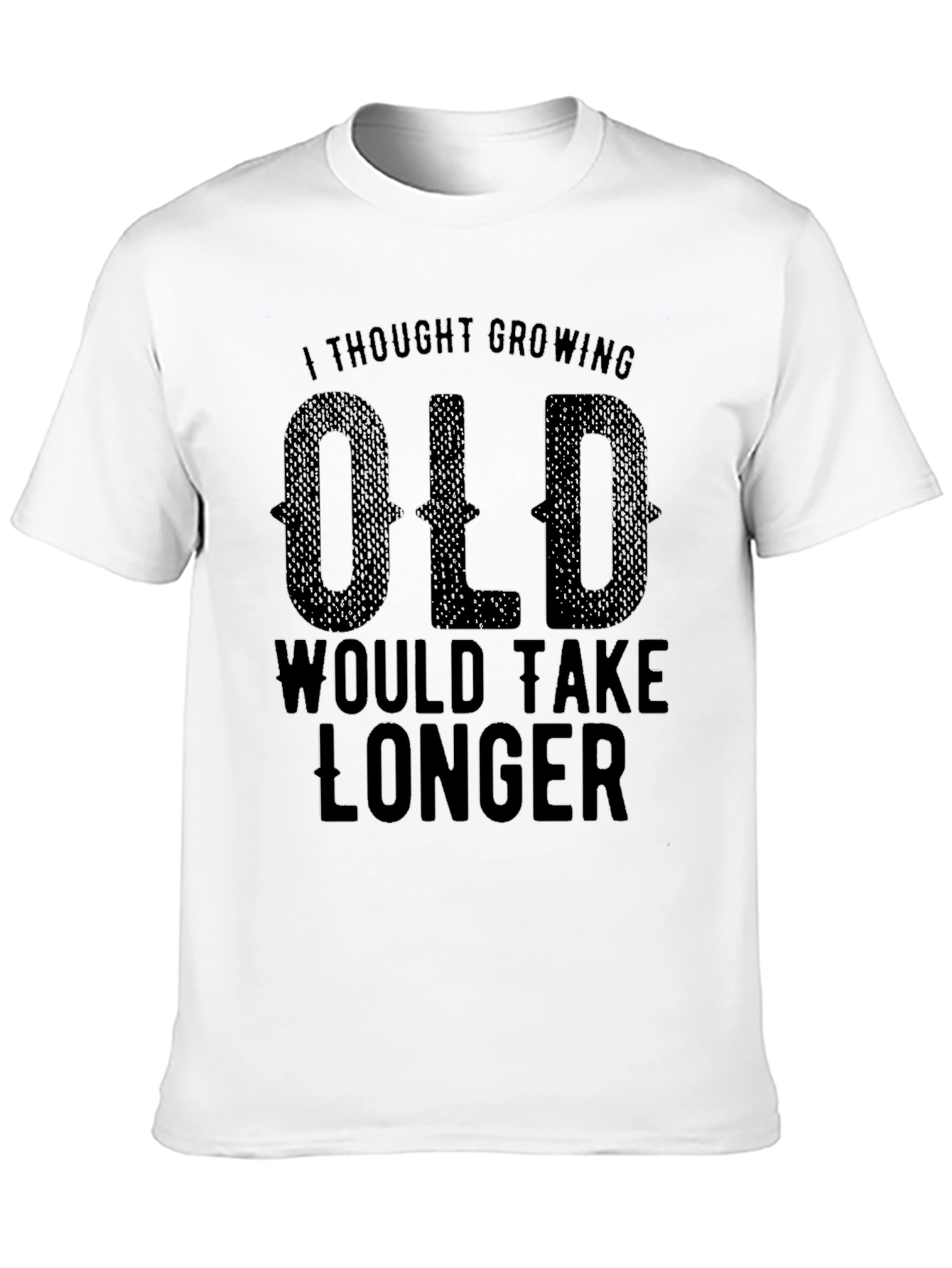 Funny Growing Old Graphic T-Shirt