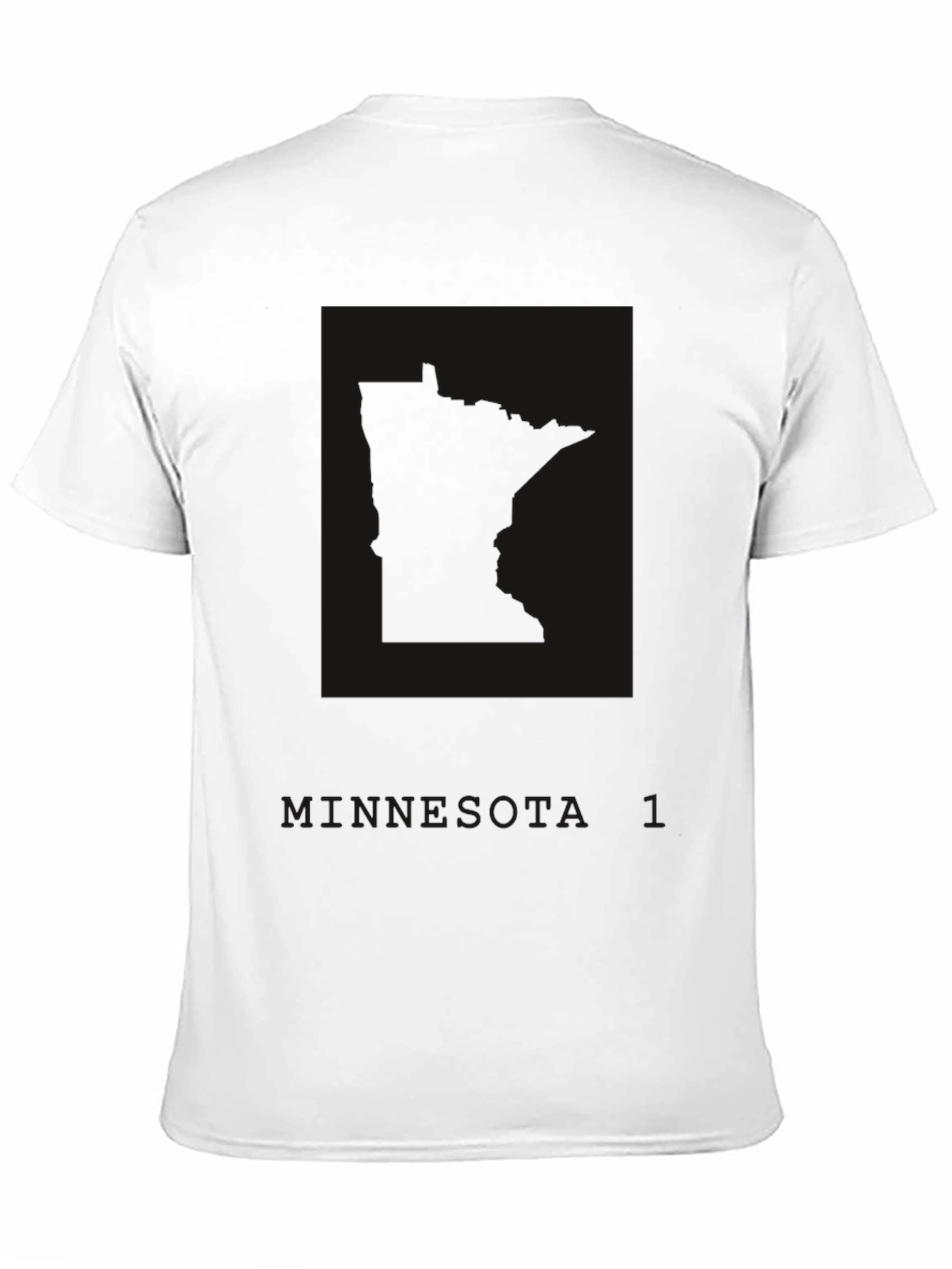 Mens Black Minnesota T-Shirt