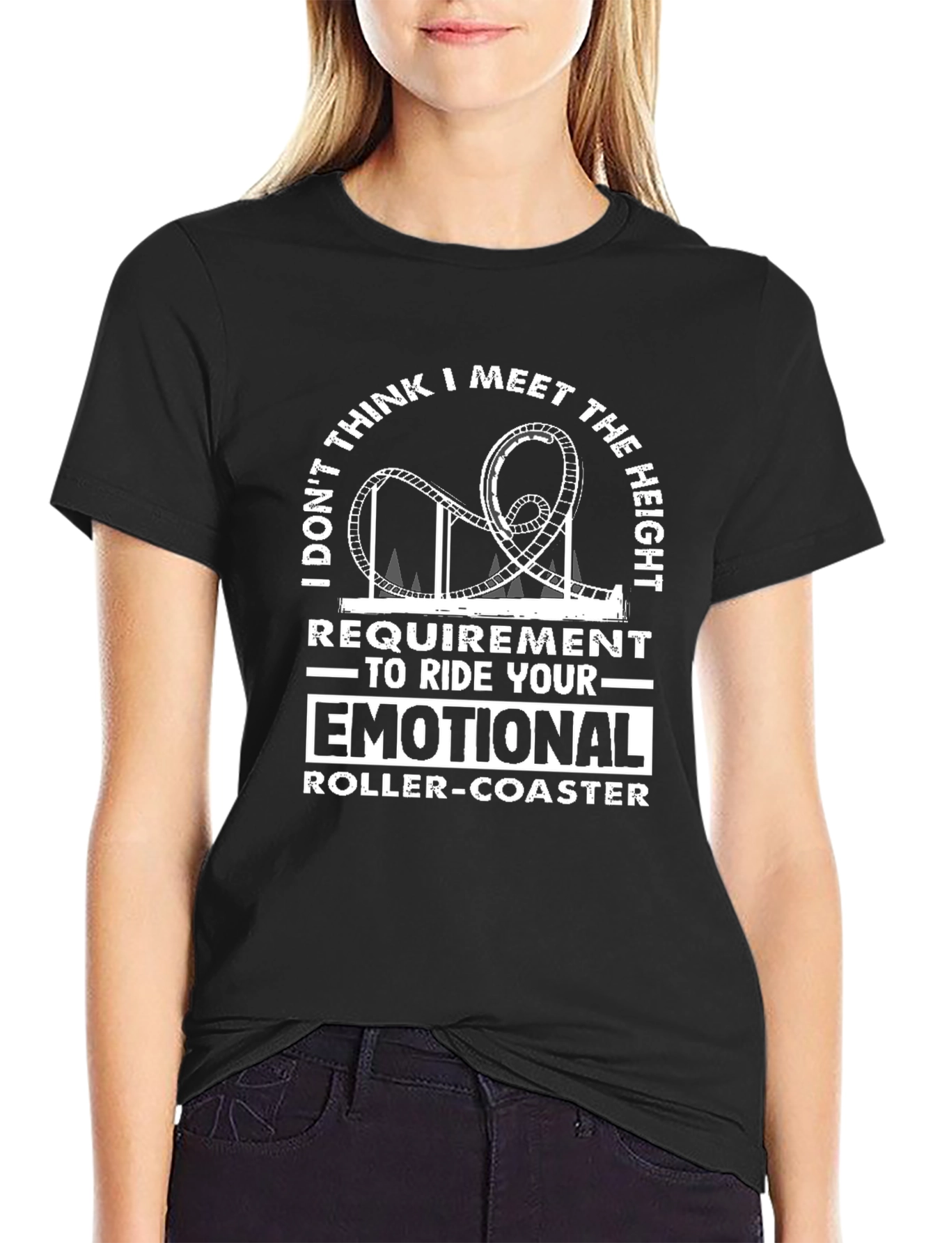 Emotional Roller Coaster T-Shirt - Funny Sarcastic Tee