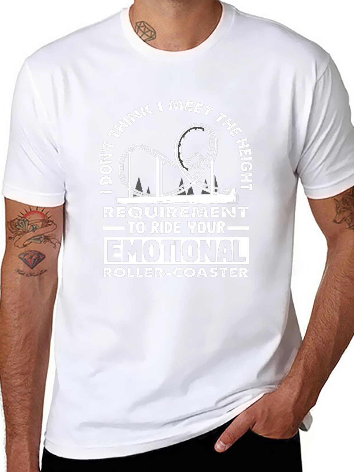 Emotional Roller Coaster T-Shirt - Funny Sarcastic Tee
