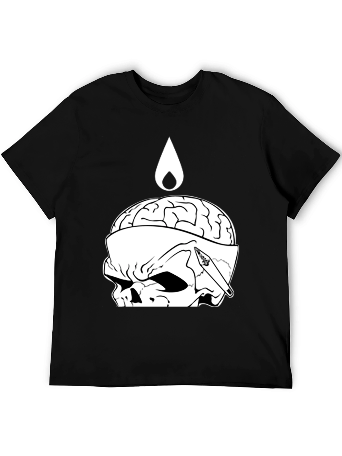 Brain Dead Skull Tee - Graphic Print T-Shirt