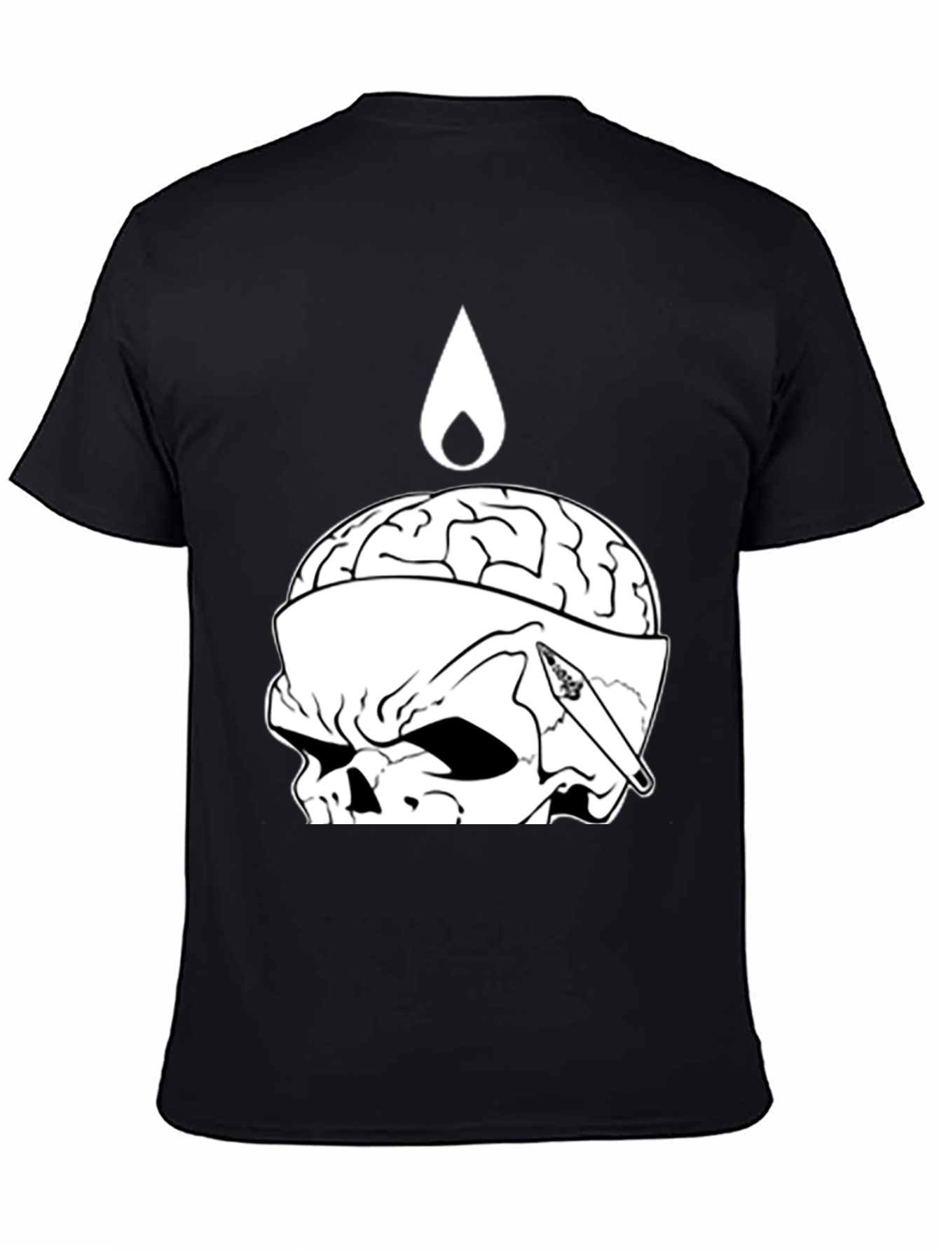 Brain Dead Skull Tee - Graphic Print T-Shirt