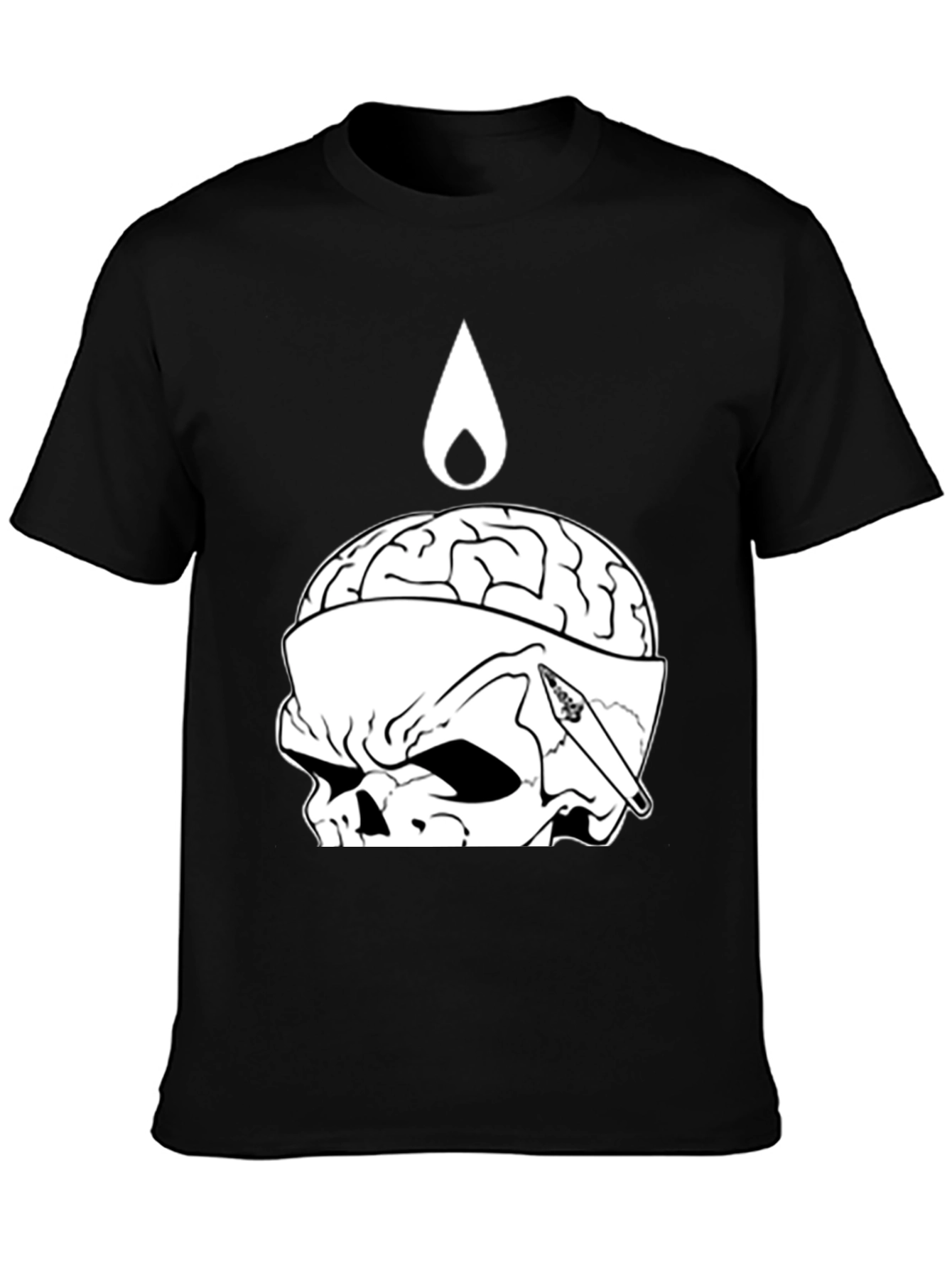 Brain Dead Skull Tee - Graphic Print T-Shirt