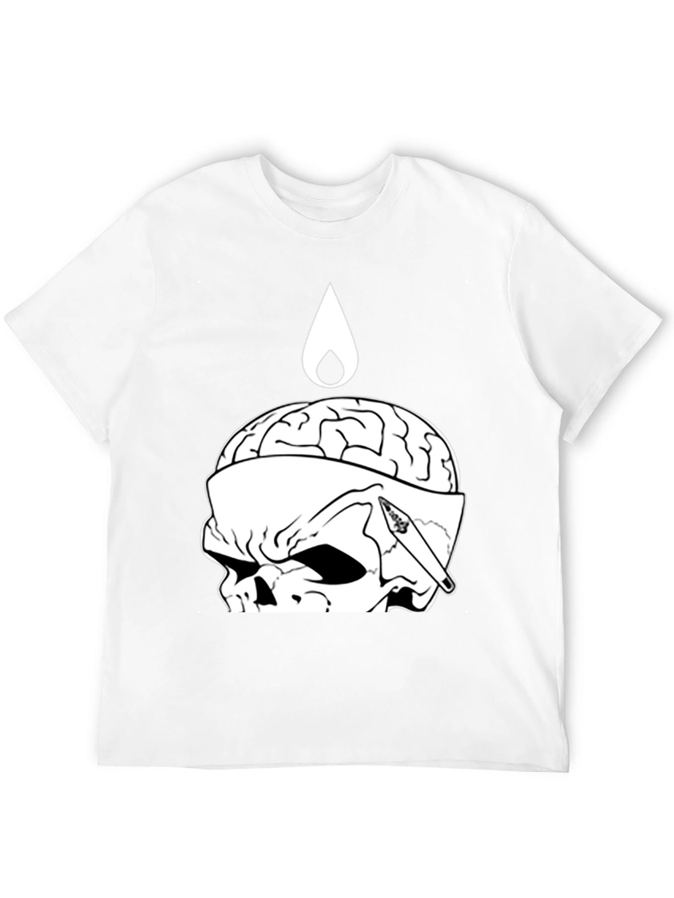 Brain Dead Skull Tee - Graphic Print T-Shirt