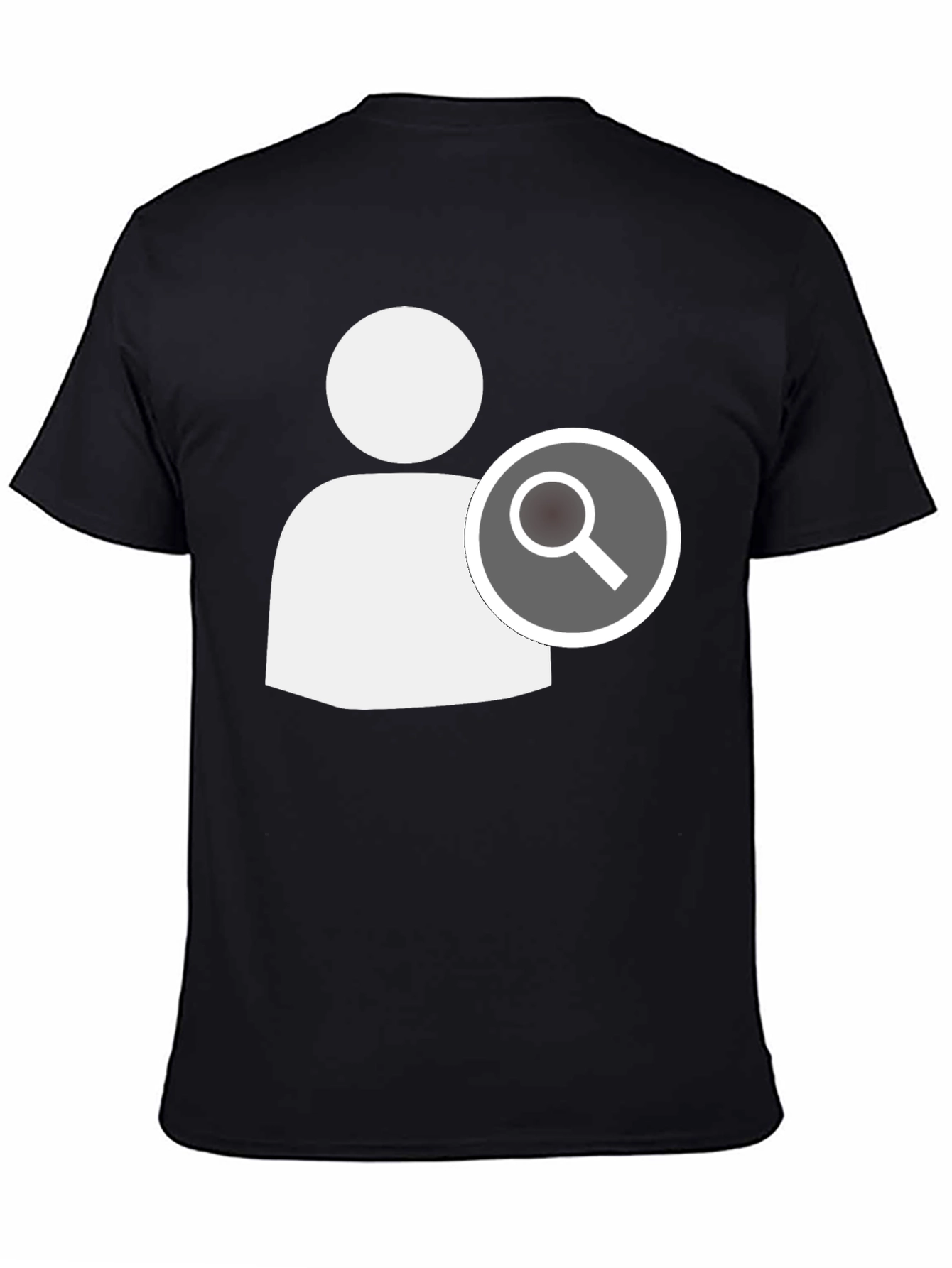 Search User Black T-Shirt