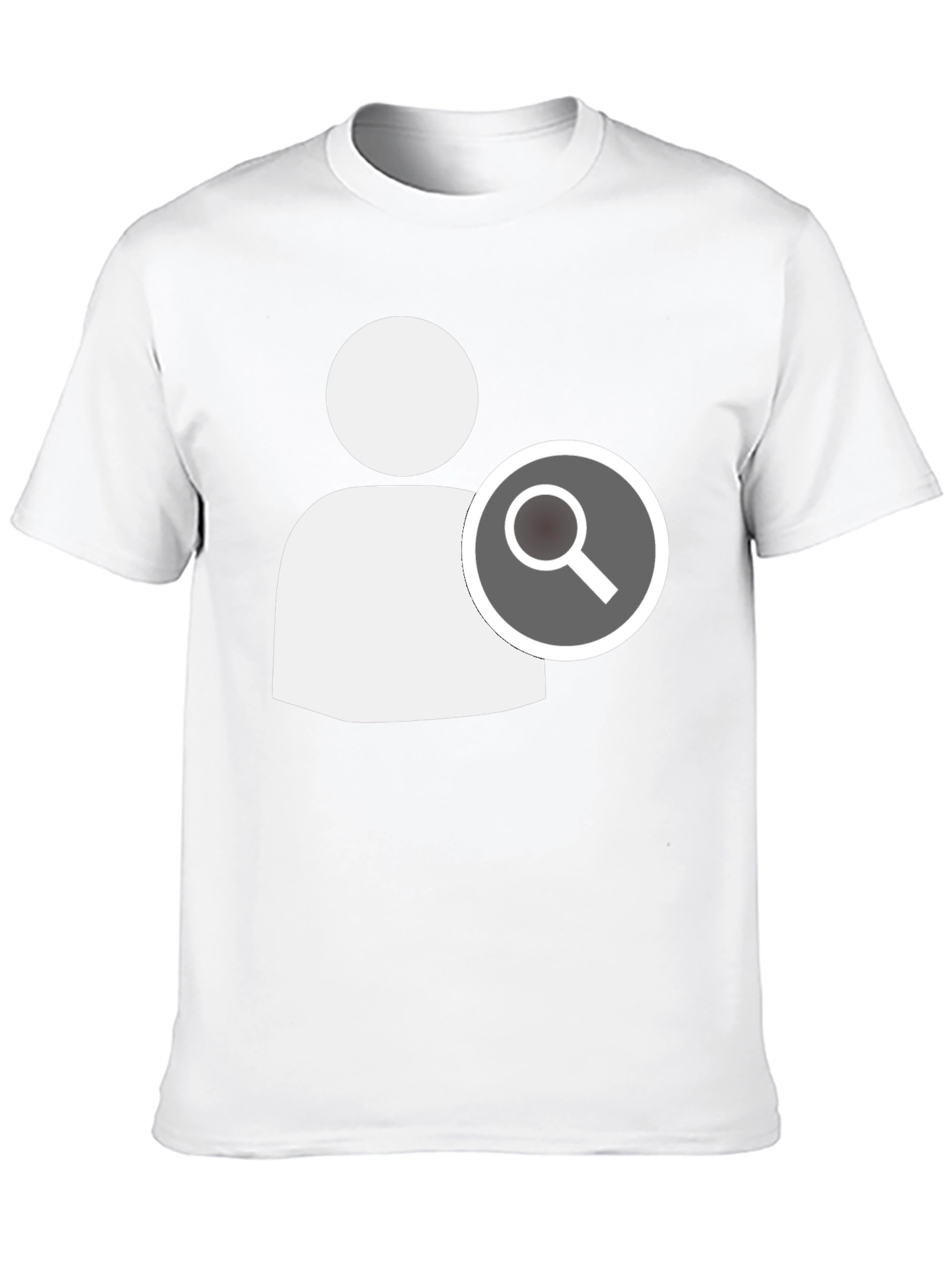 Search User Black T-Shirt