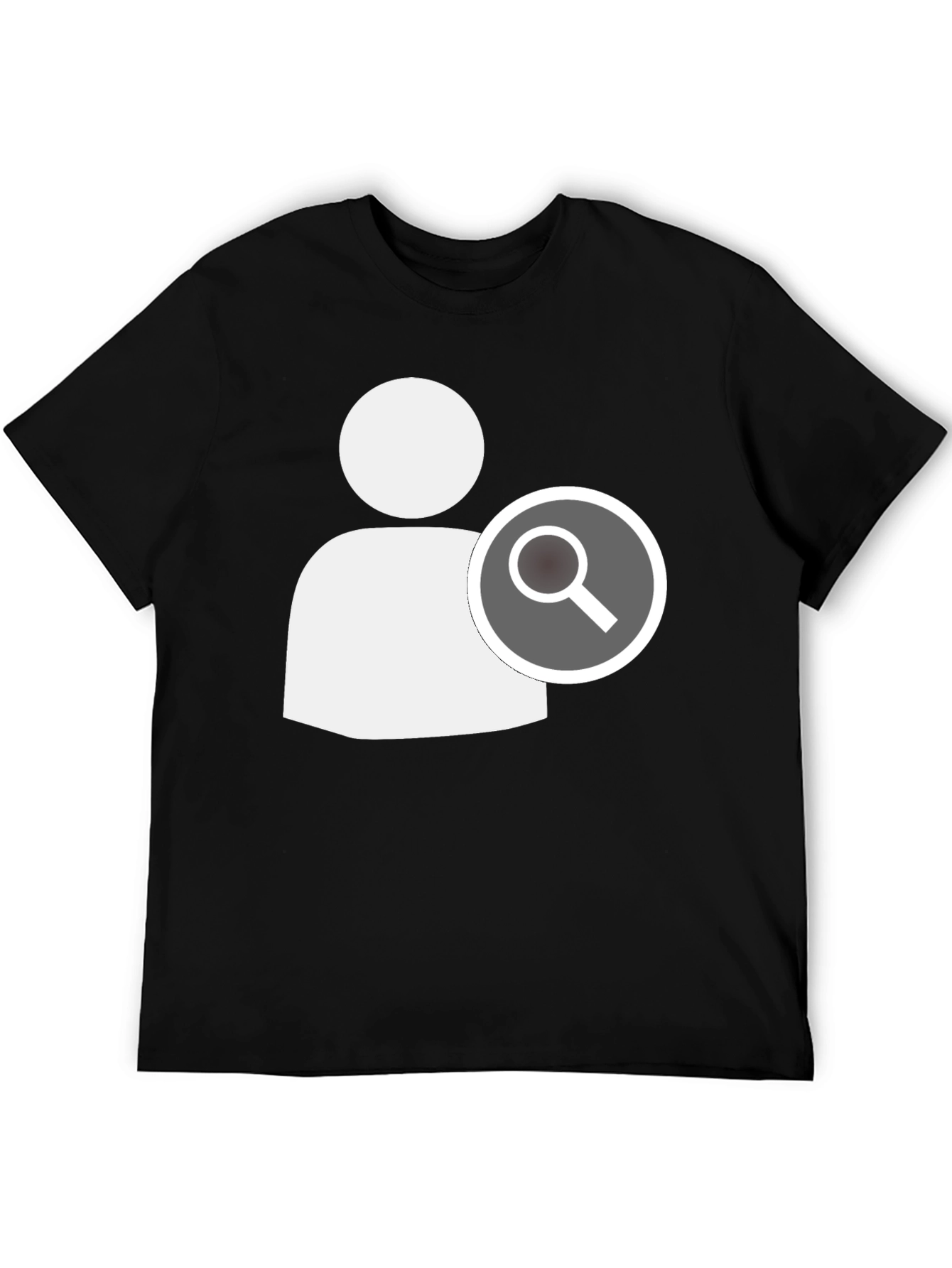 Search User Black T-Shirt