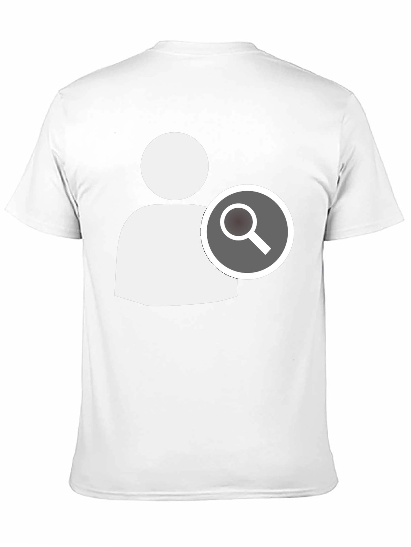 Search User Black T-Shirt