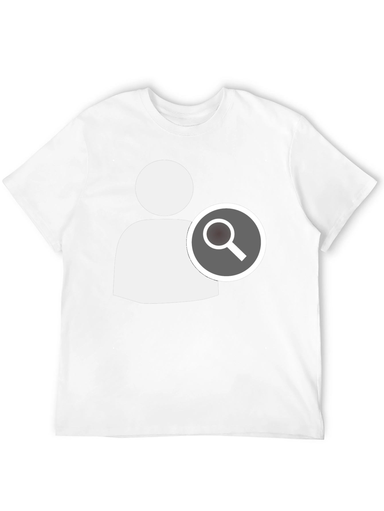 Search User Black T-Shirt