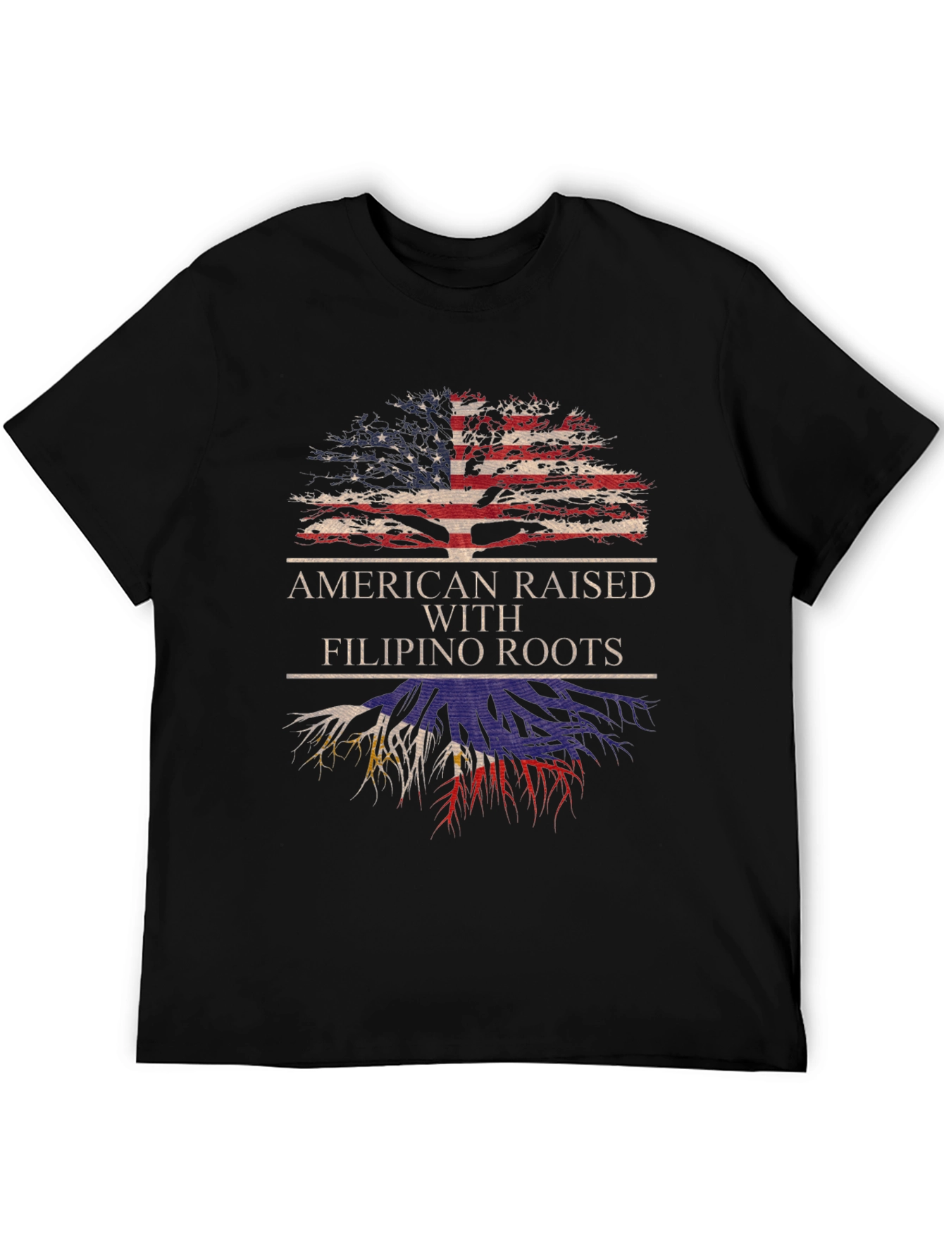 American Raised with Filipino Roots T-Shirt