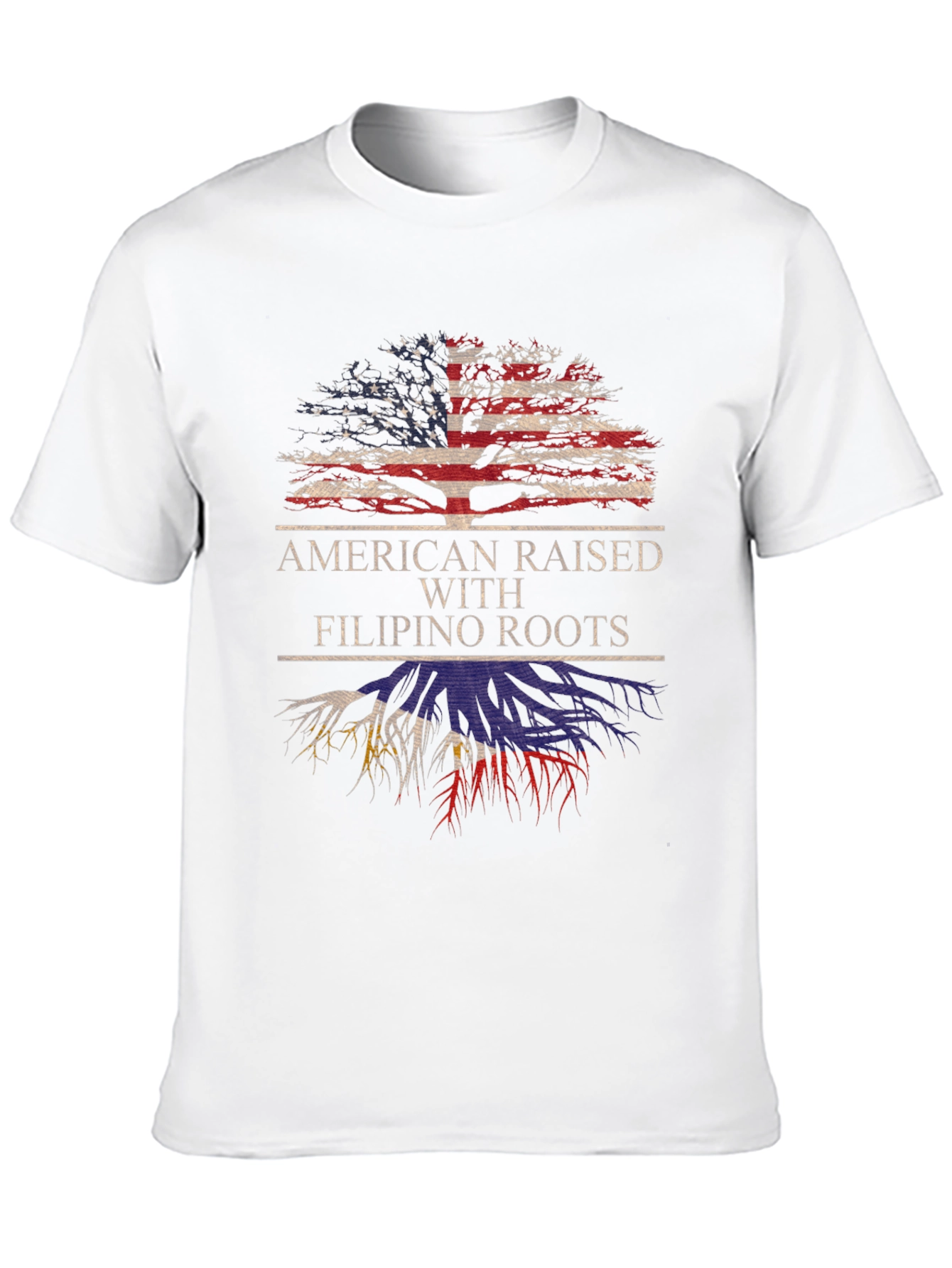 American Raised with Filipino Roots T-Shirt