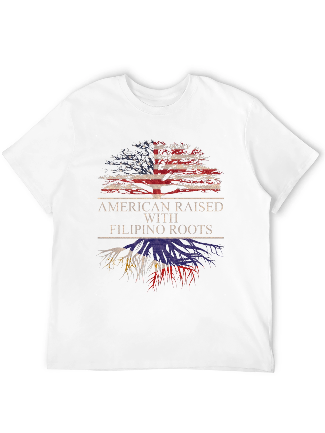American Raised with Filipino Roots T-Shirt
