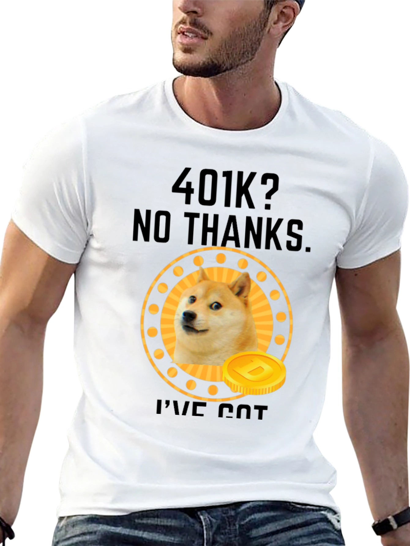 Dogecoin 401k? No Thanks T-Shirt