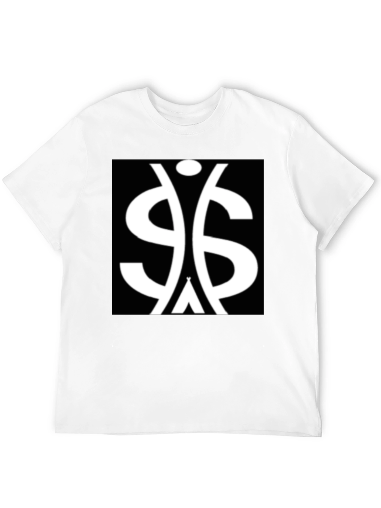 Symbol Graphic Tee - Black Cotton Blend