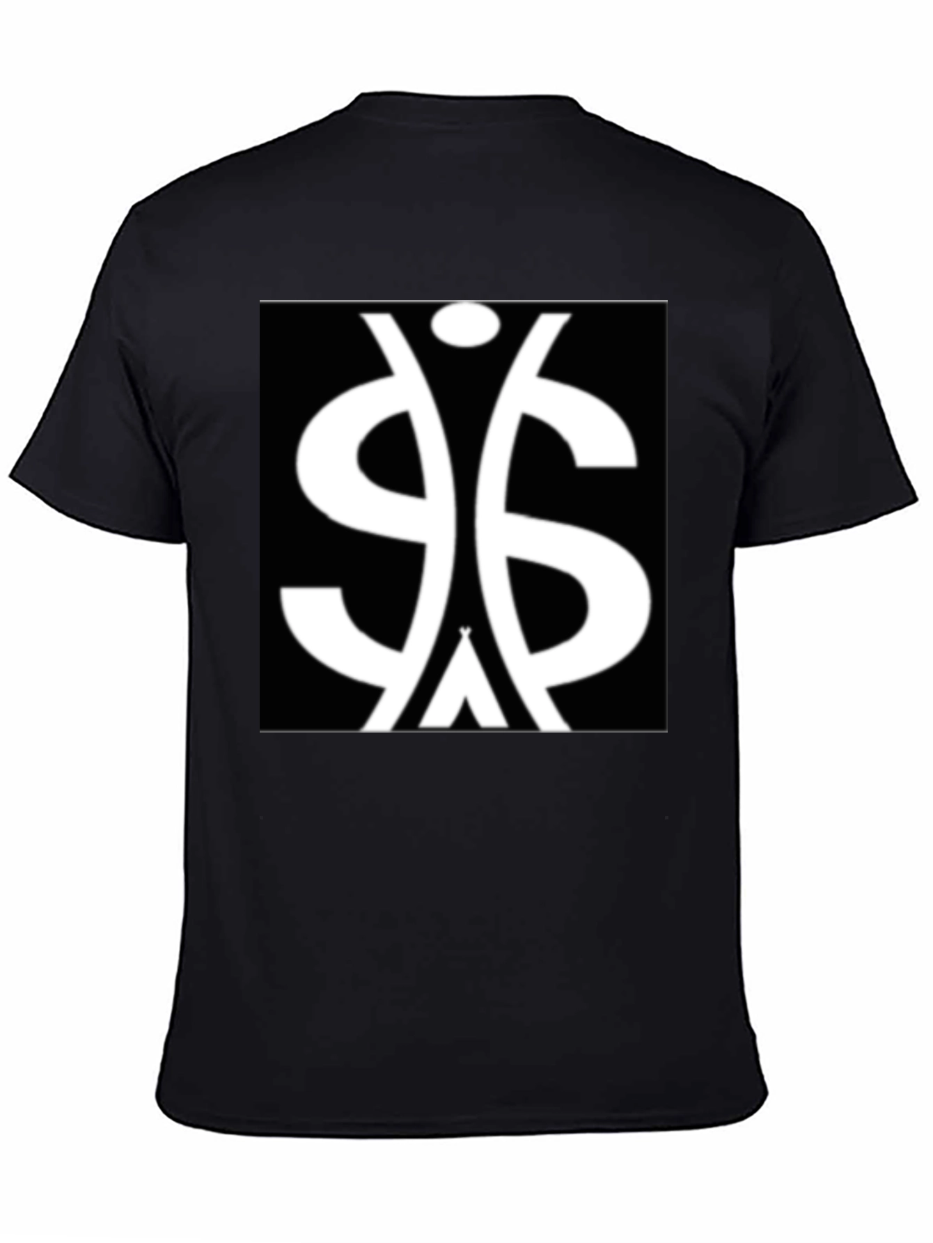 Symbol Graphic Tee - Black Cotton Blend