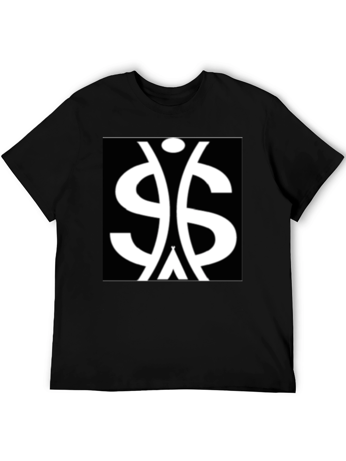 Symbol Graphic Tee - Black Cotton Blend
