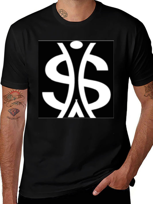 Symbol Graphic Tee - Black Cotton Blend