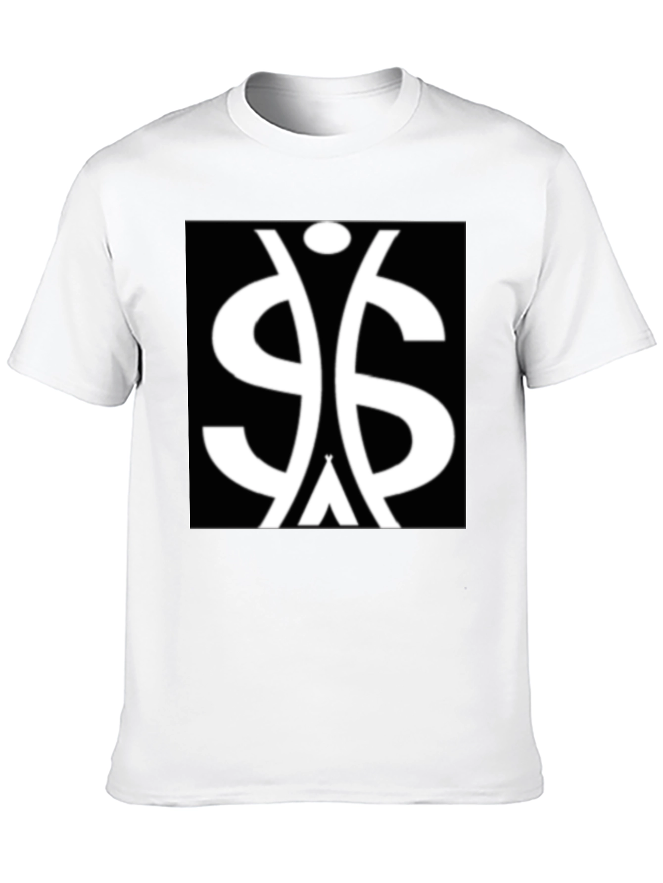 Symbol Graphic Tee - Black Cotton Blend