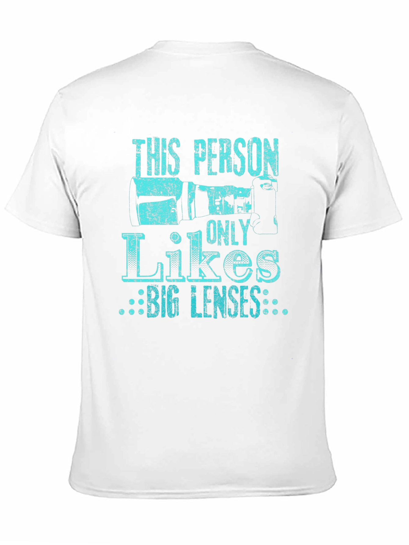 Big Lens Camera Lover Graphic T-Shirt