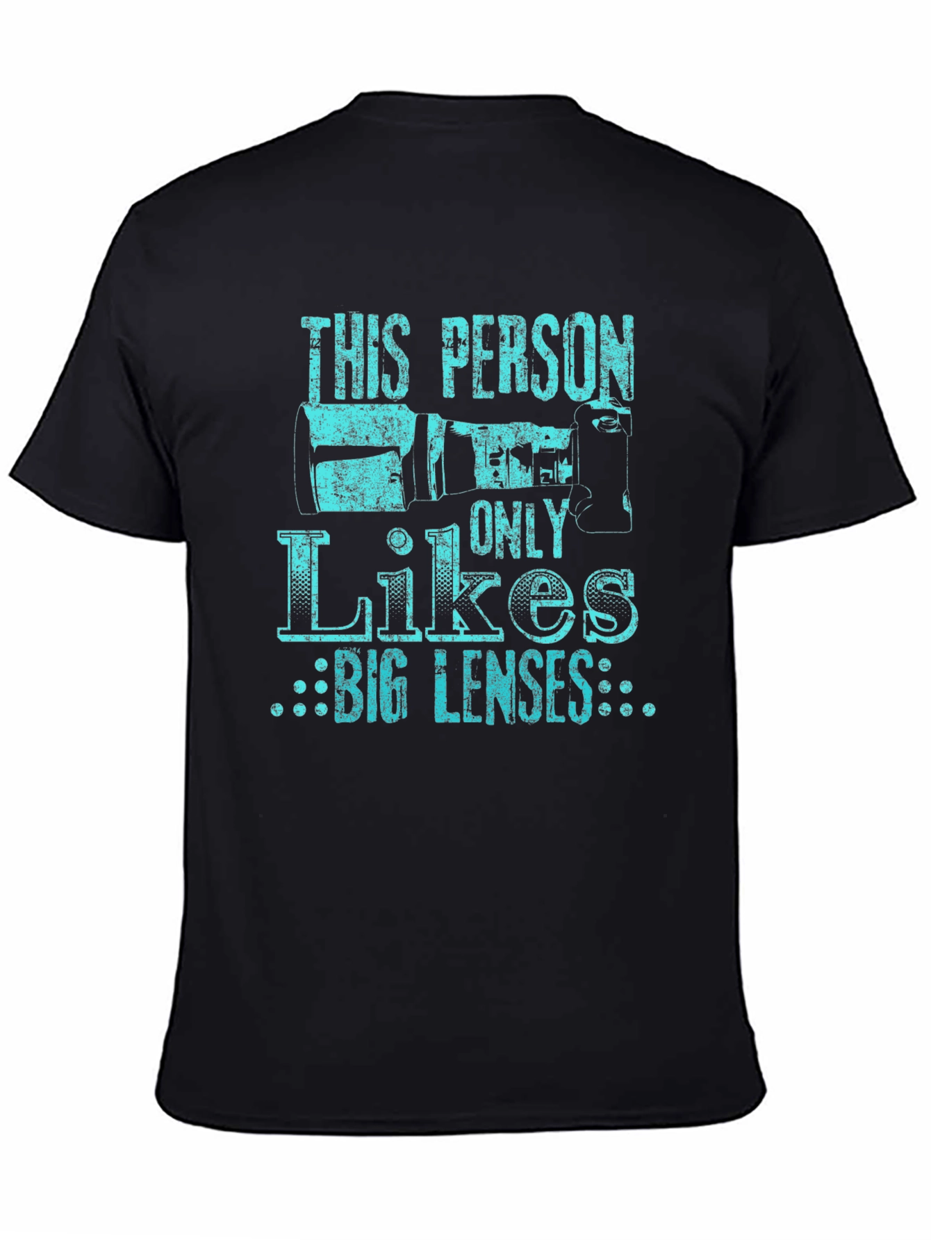 Big Lens Camera Lover Graphic T-Shirt