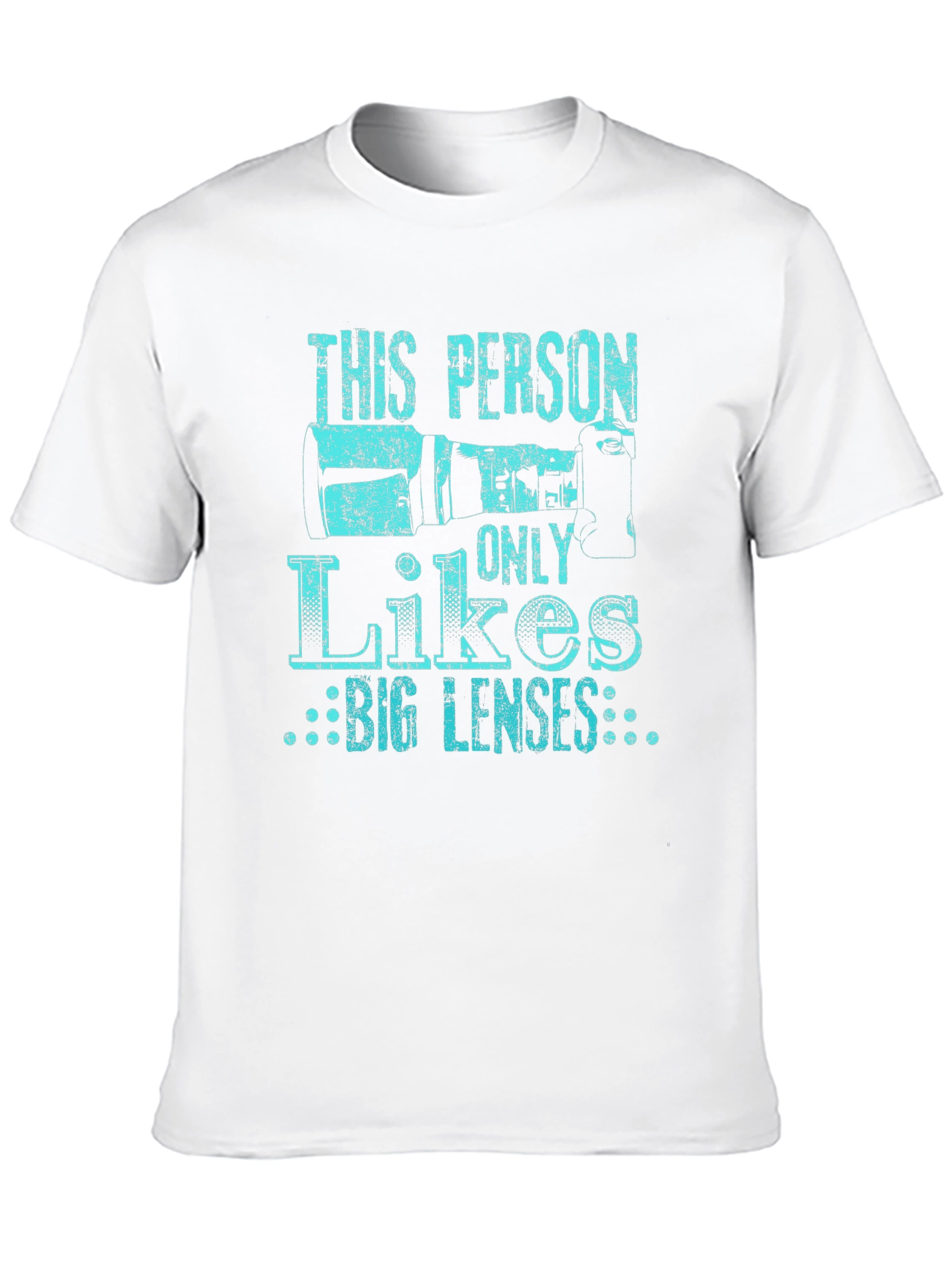 Big Lens Camera Lover Graphic T-Shirt