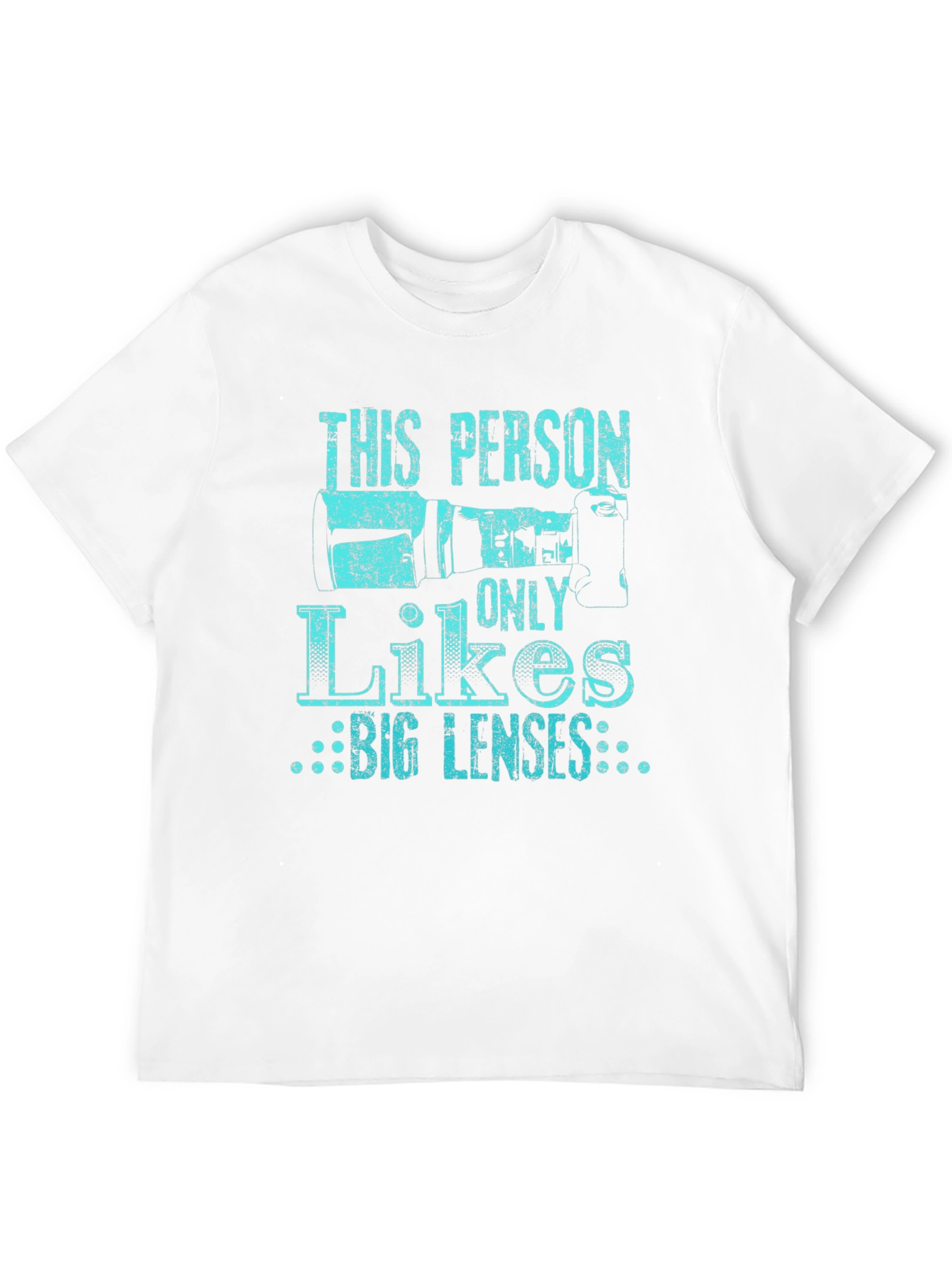 Big Lens Camera Lover Graphic T-Shirt
