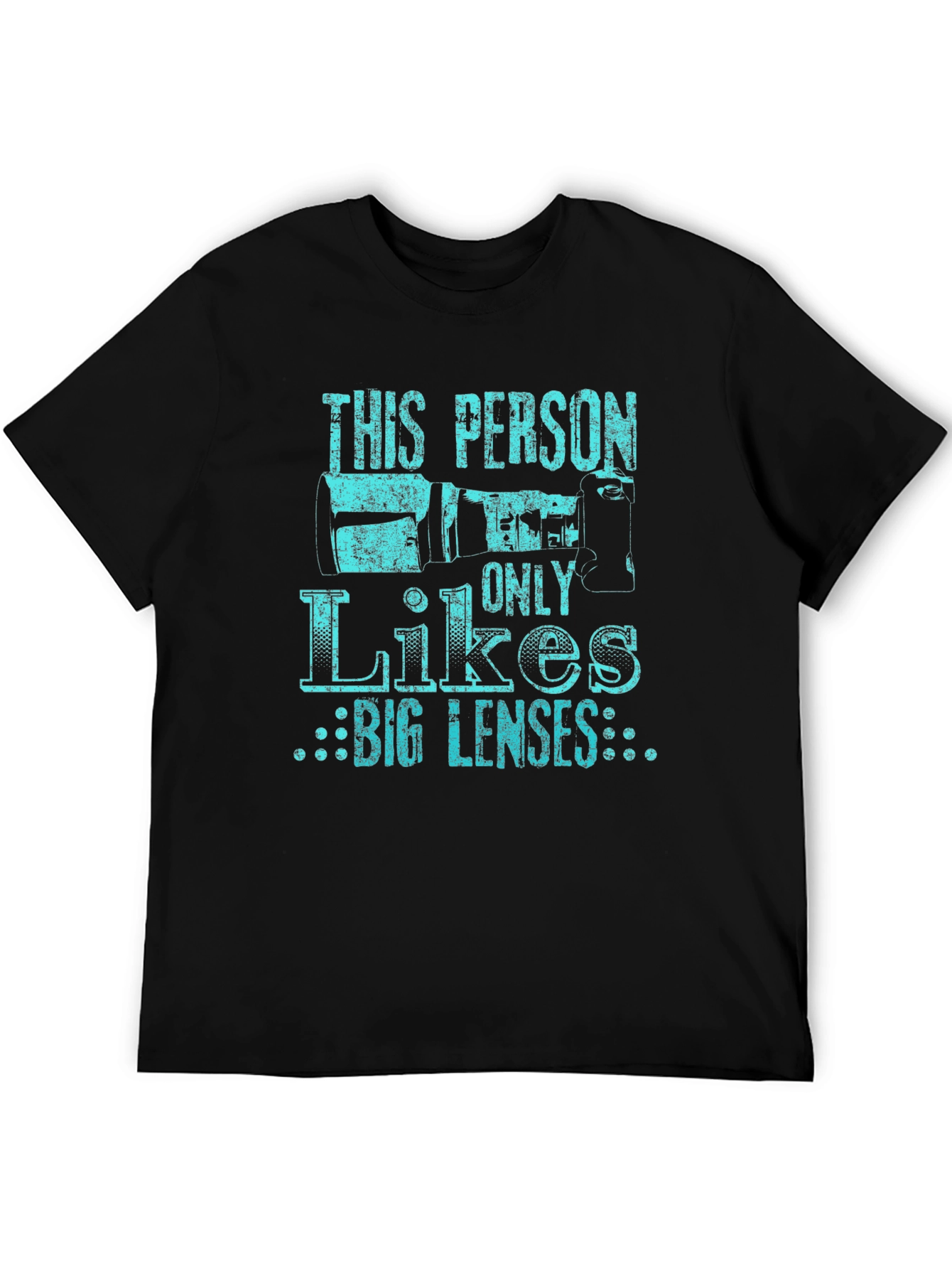 Big Lens Camera Lover Graphic T-Shirt