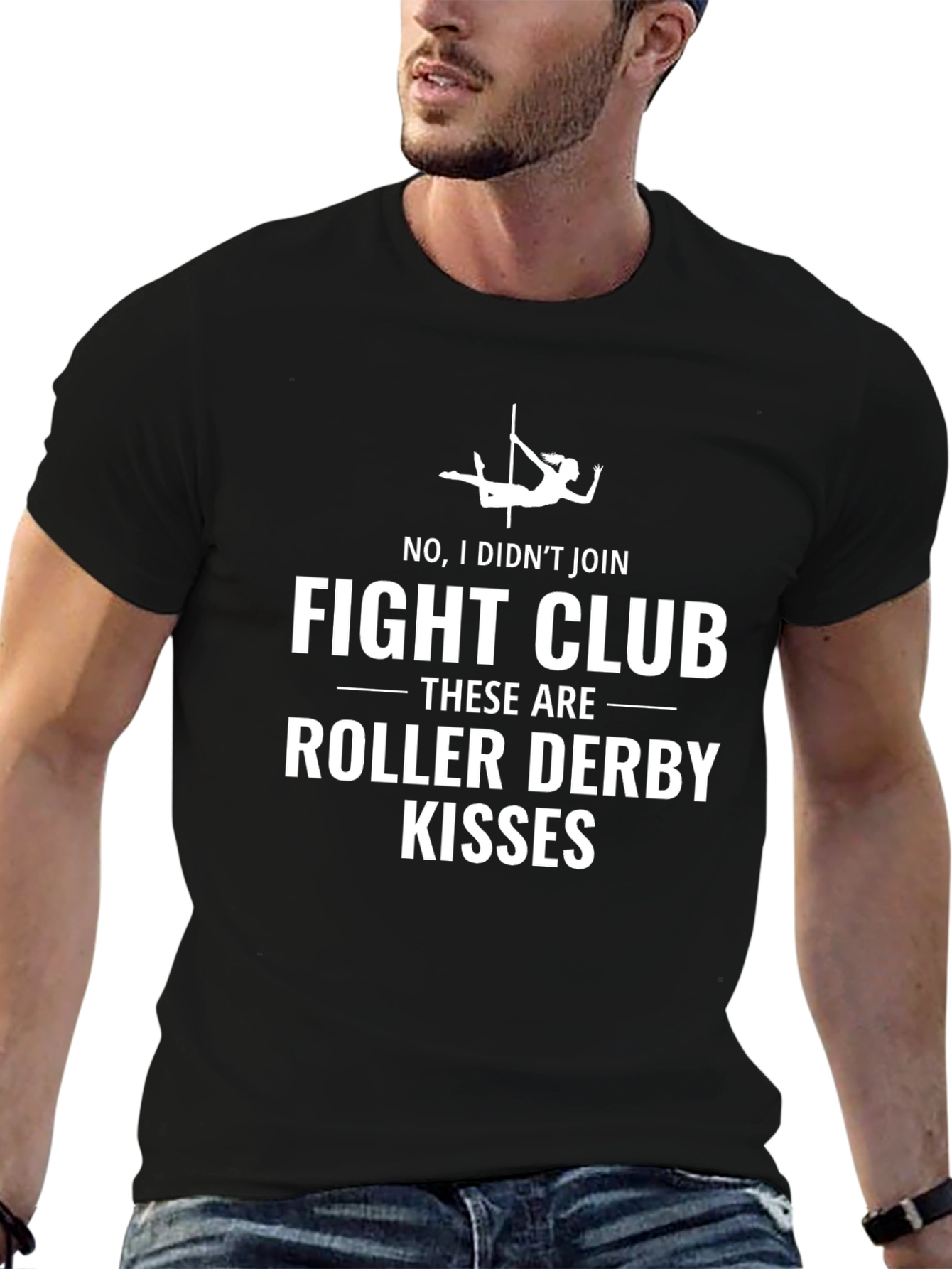 Roller Derby Kisses T-Shirt - Novelty Graphic Tee