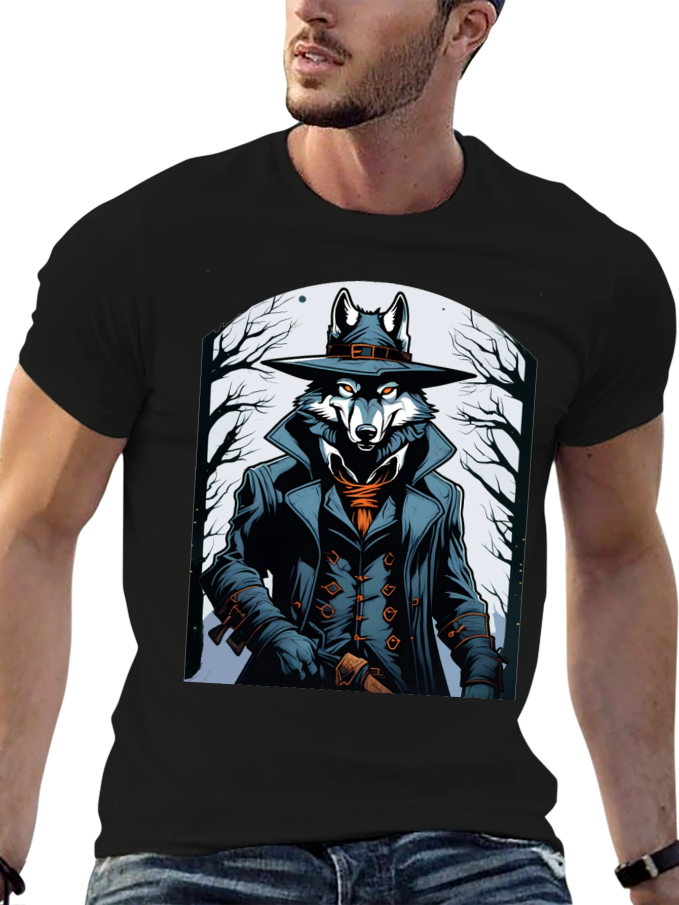 Wolf Hunter Graphic T-Shirt